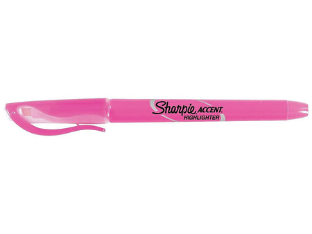 Sharpie Pocket Stick Highlighters, Chisel Tip, Flourescent Pink, Dozen