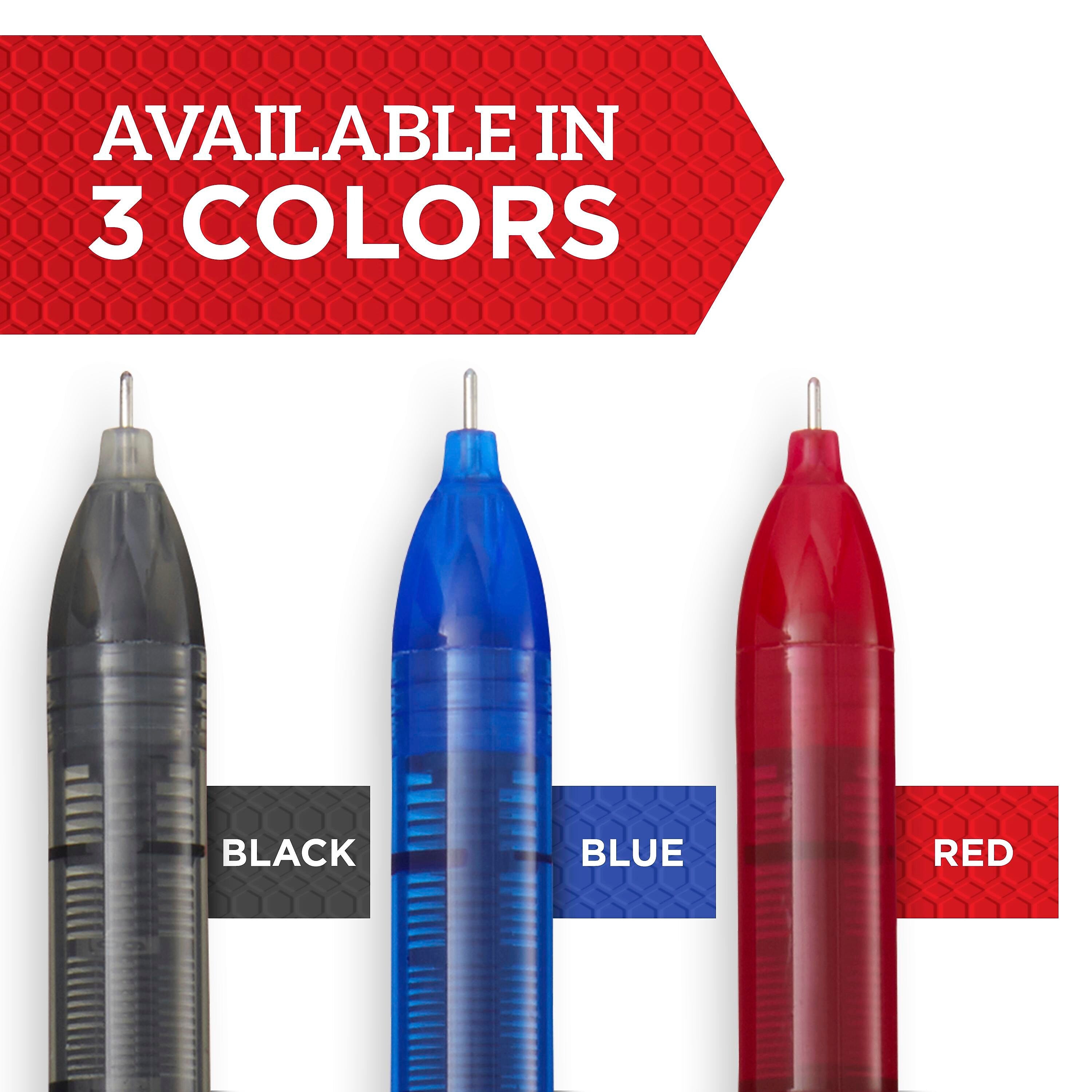 Sharpie Rollerball Pen, Needle Point Precision Pen, Assorted Color Ink, 4 Count