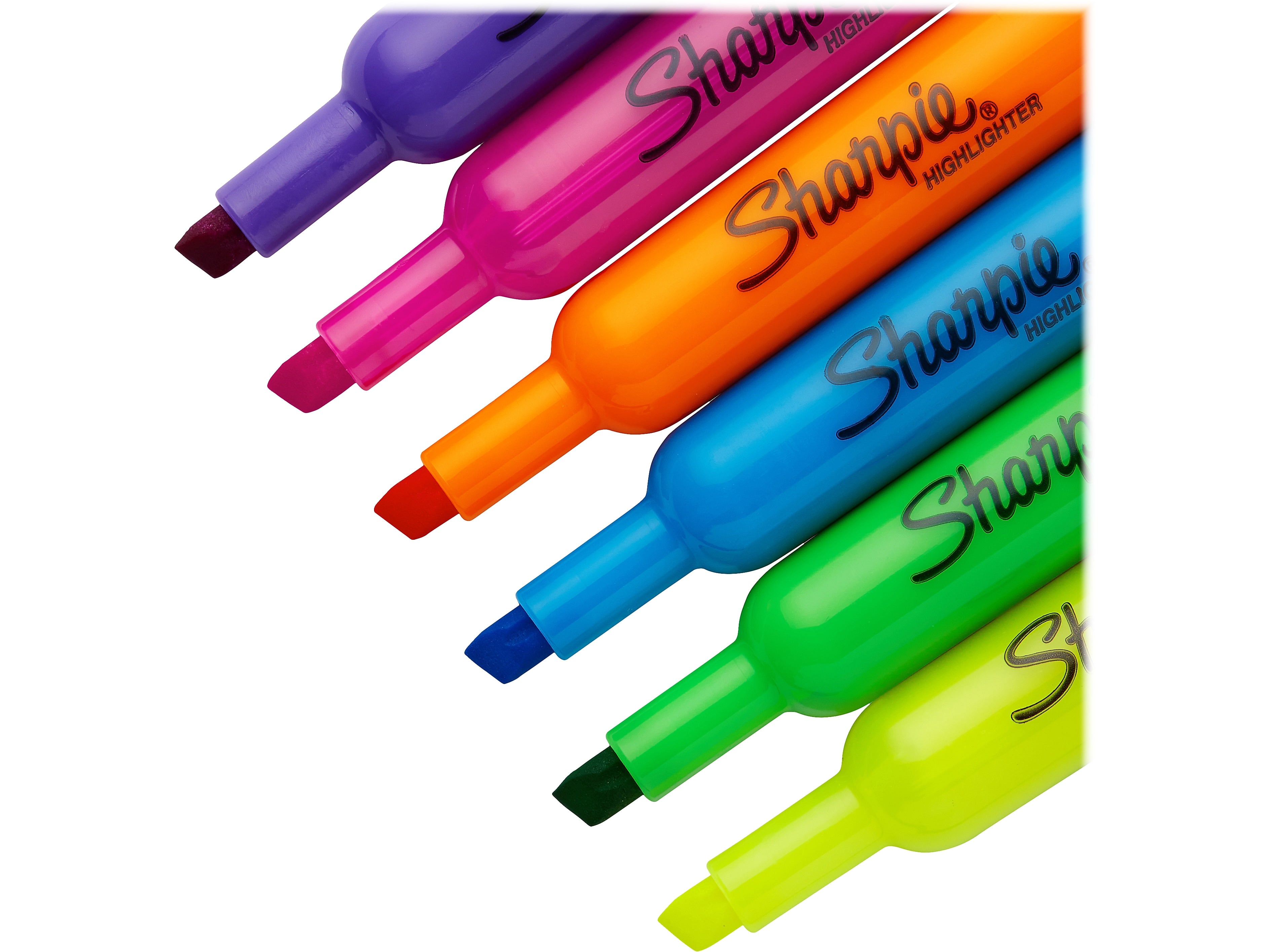 Sharpie Tank Highlighter, Chisel Tip, Assorted, 36/Pack