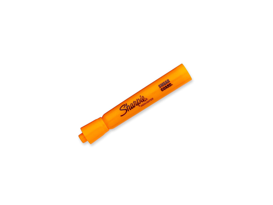 Sharpie Tank Highlighter, Chisel Tip, Fluorescent Orange