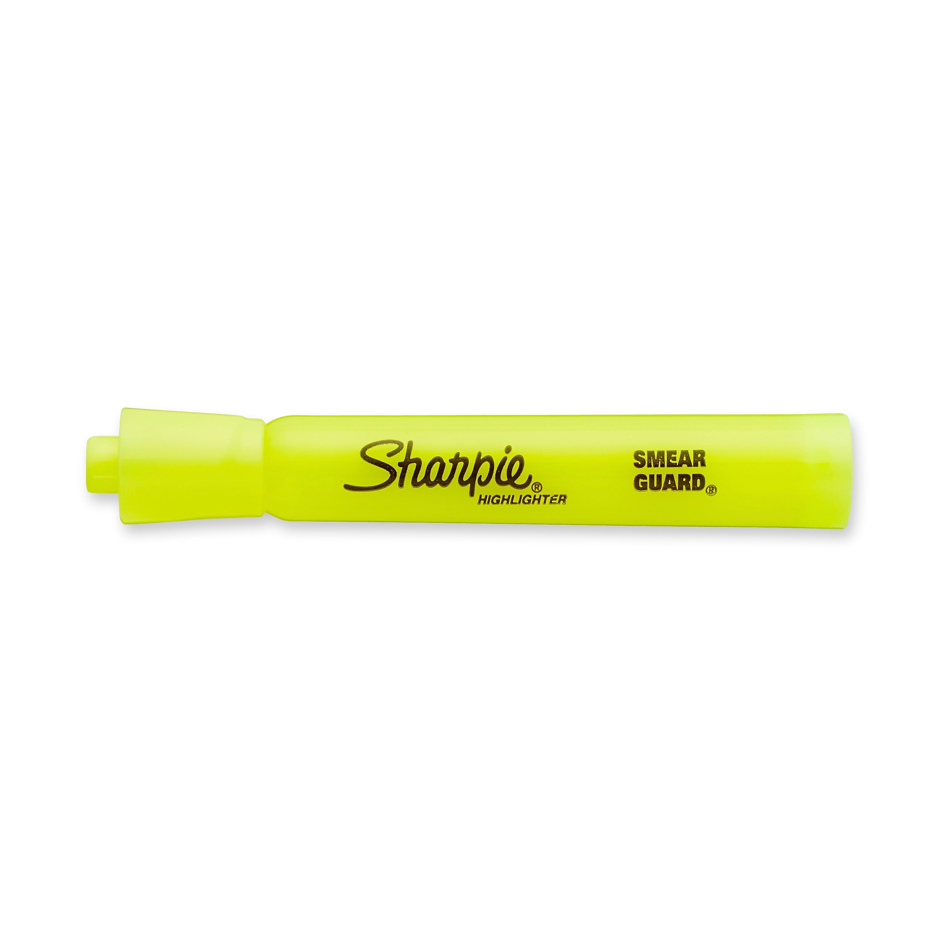 Sharpie Tank Highlighter, Chisel Tip, Fluorescent Yellow, 36/Pack