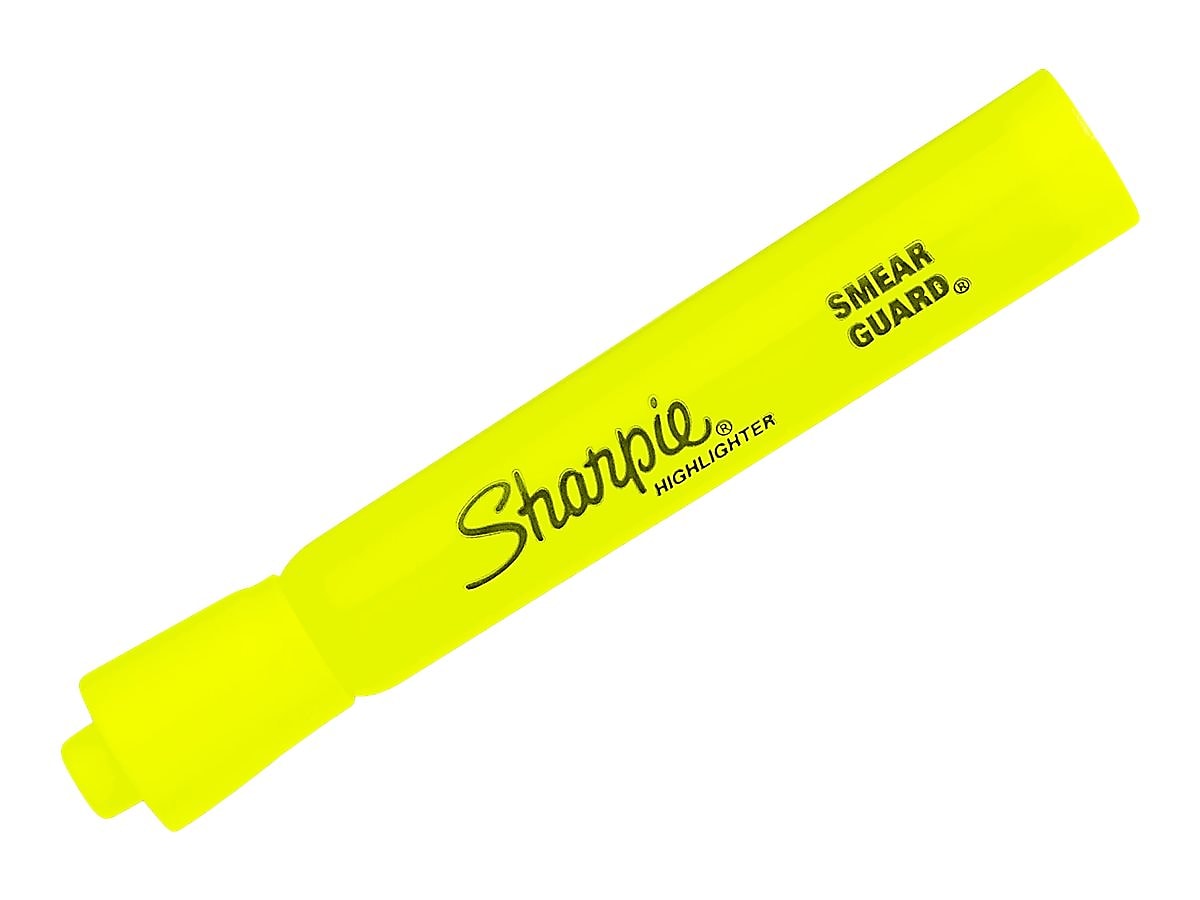 Sharpie Tank Highlighter, Chisel Tip, Yellow