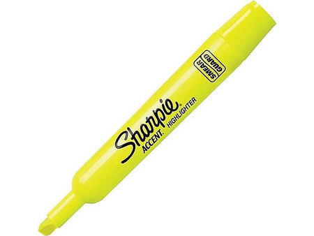 Sharpie Tank Highlighter, Chisel Tip, Yellow