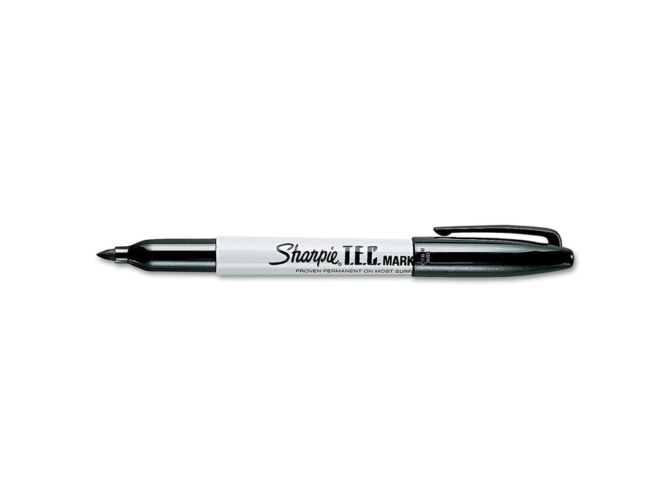 Sharpie T.E.C. Permanent Marker, Fine Tip, Black