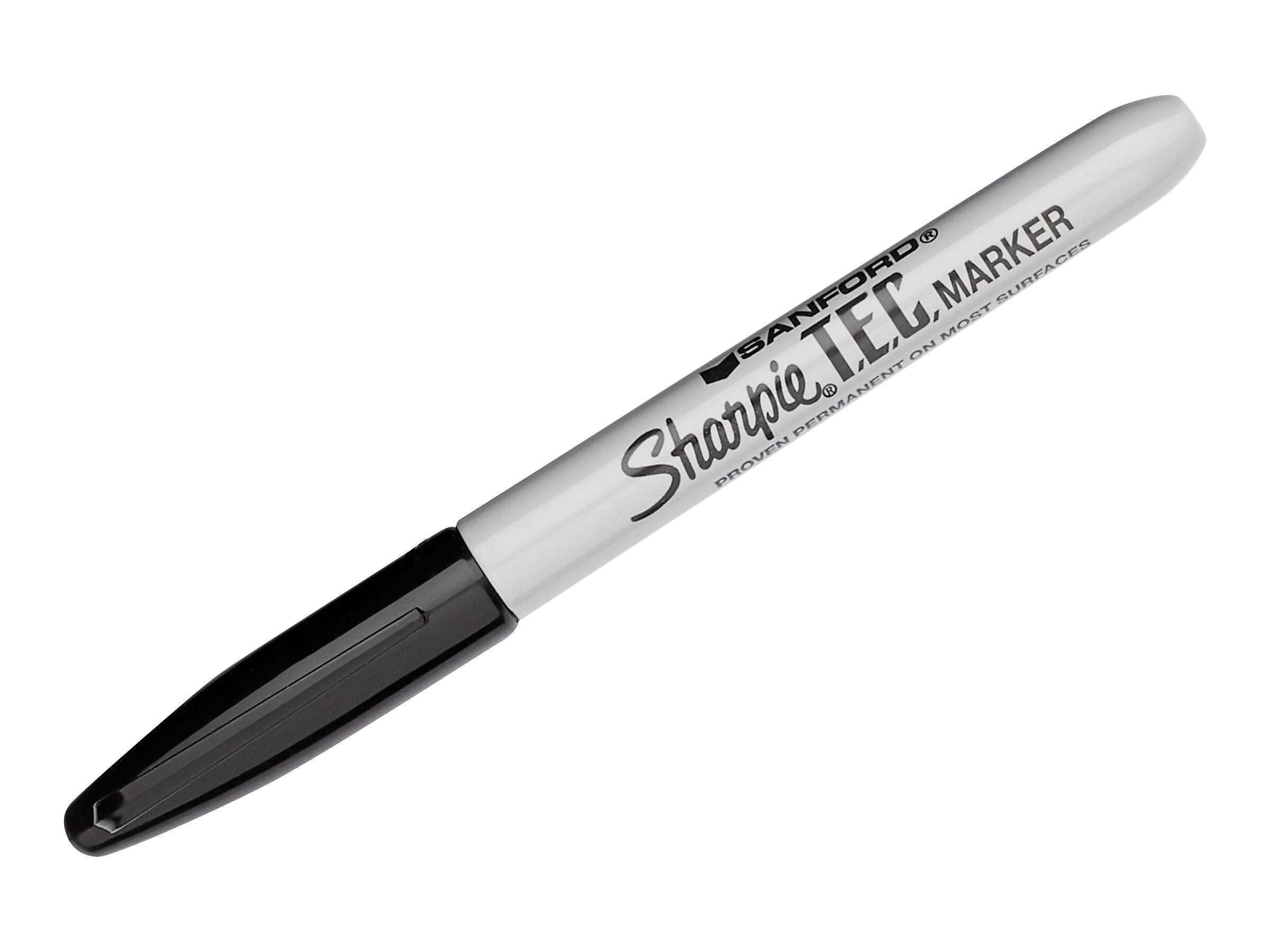 Sharpie T.E.C. Permanent Marker, Fine Tip, Black