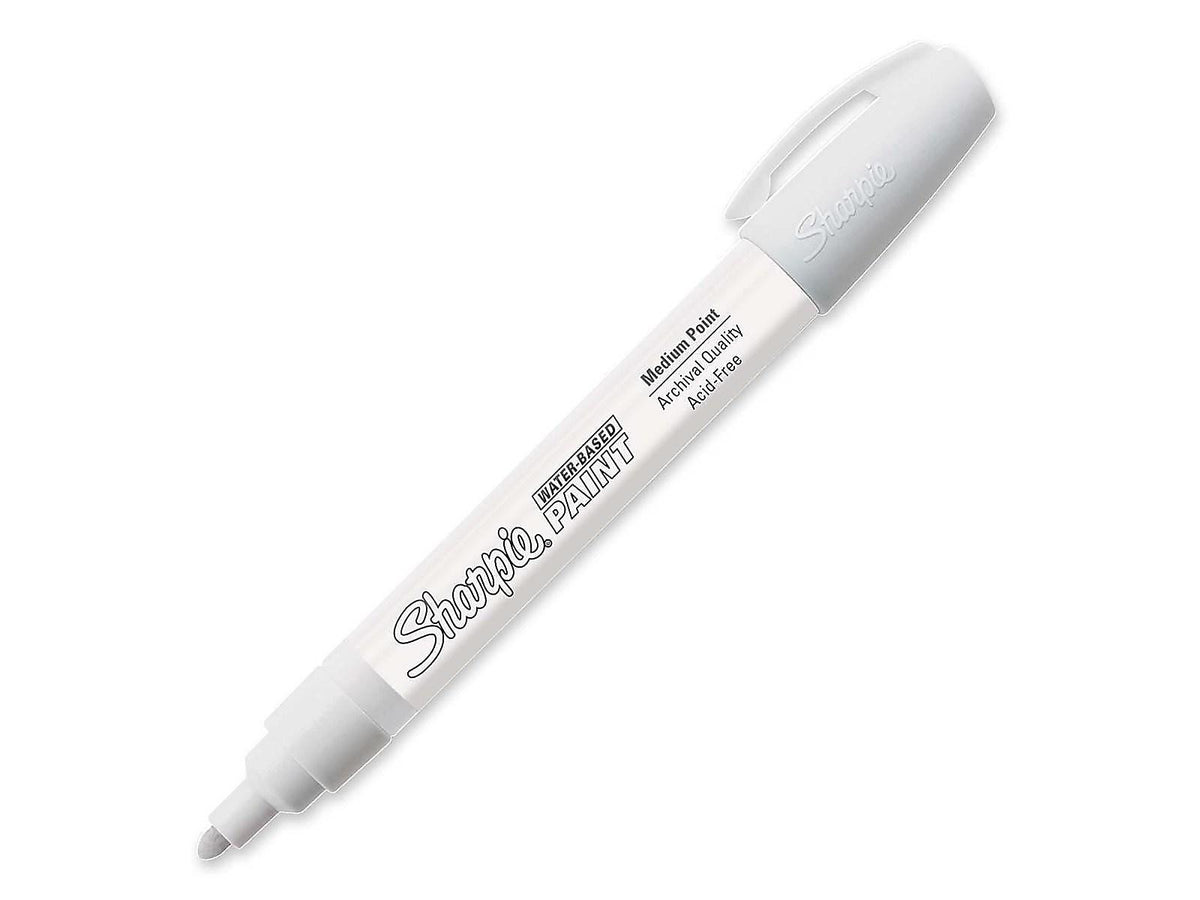 Sharpie Water-Based Paint Marker, Medium Tip, White