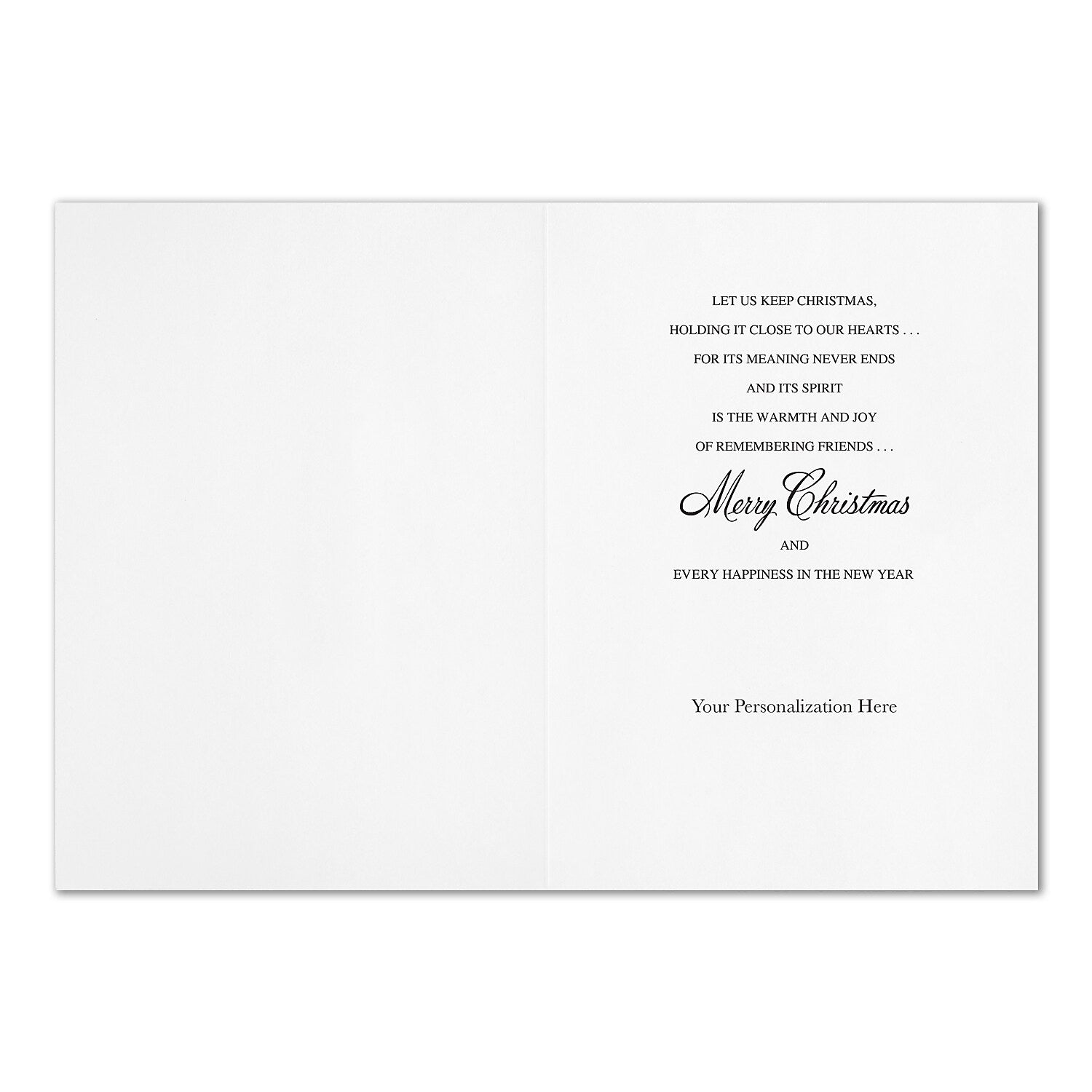 Shining Holiday Holiday Card, 25/BX
