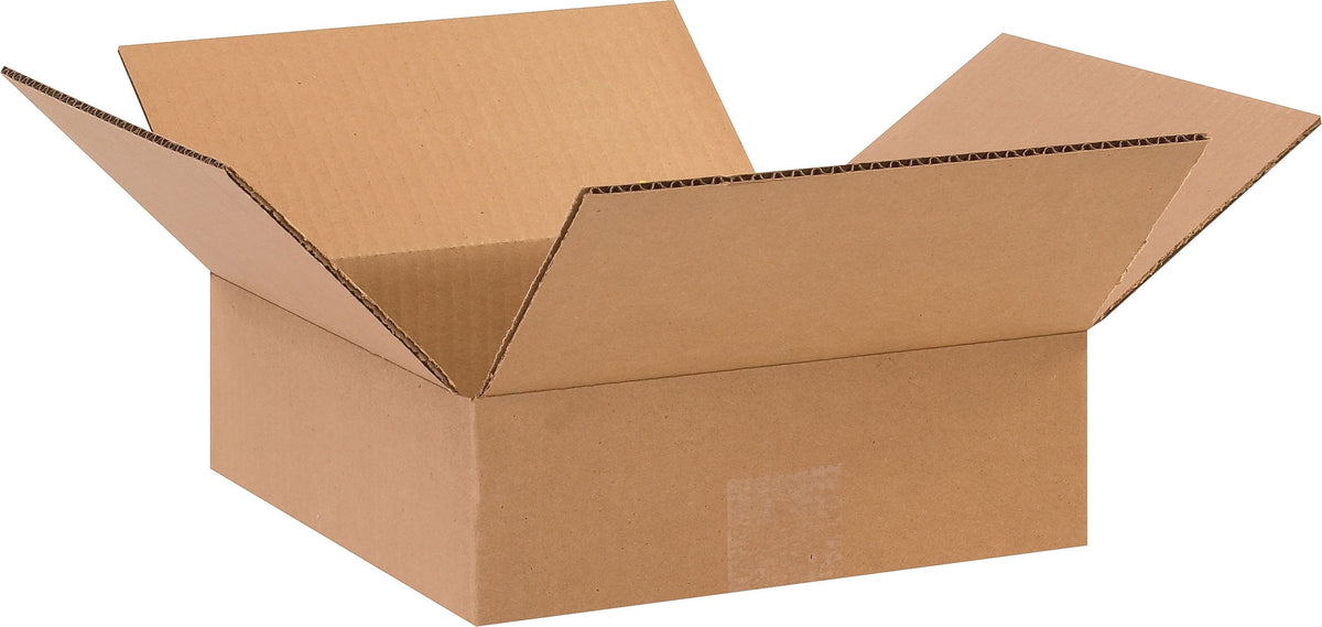 SI Products 10" x 10" x 3" Shipping Boxes, 32 ECT, Kraft, 25/Bundle