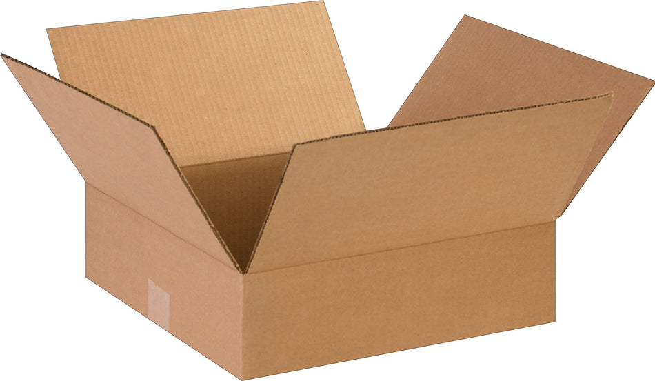 SI Products 14" x 14" x 4" Shipping Boxes, 32 ECT, Kraft, 25/Bundle