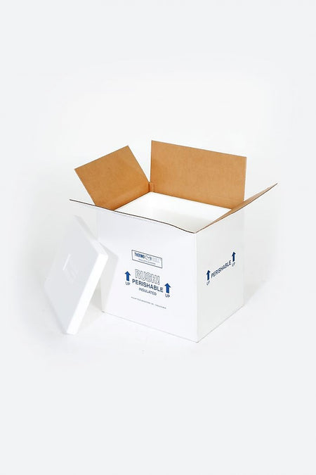 SI Products Insulated Shipper, 8" x 6" x 9", White, Each