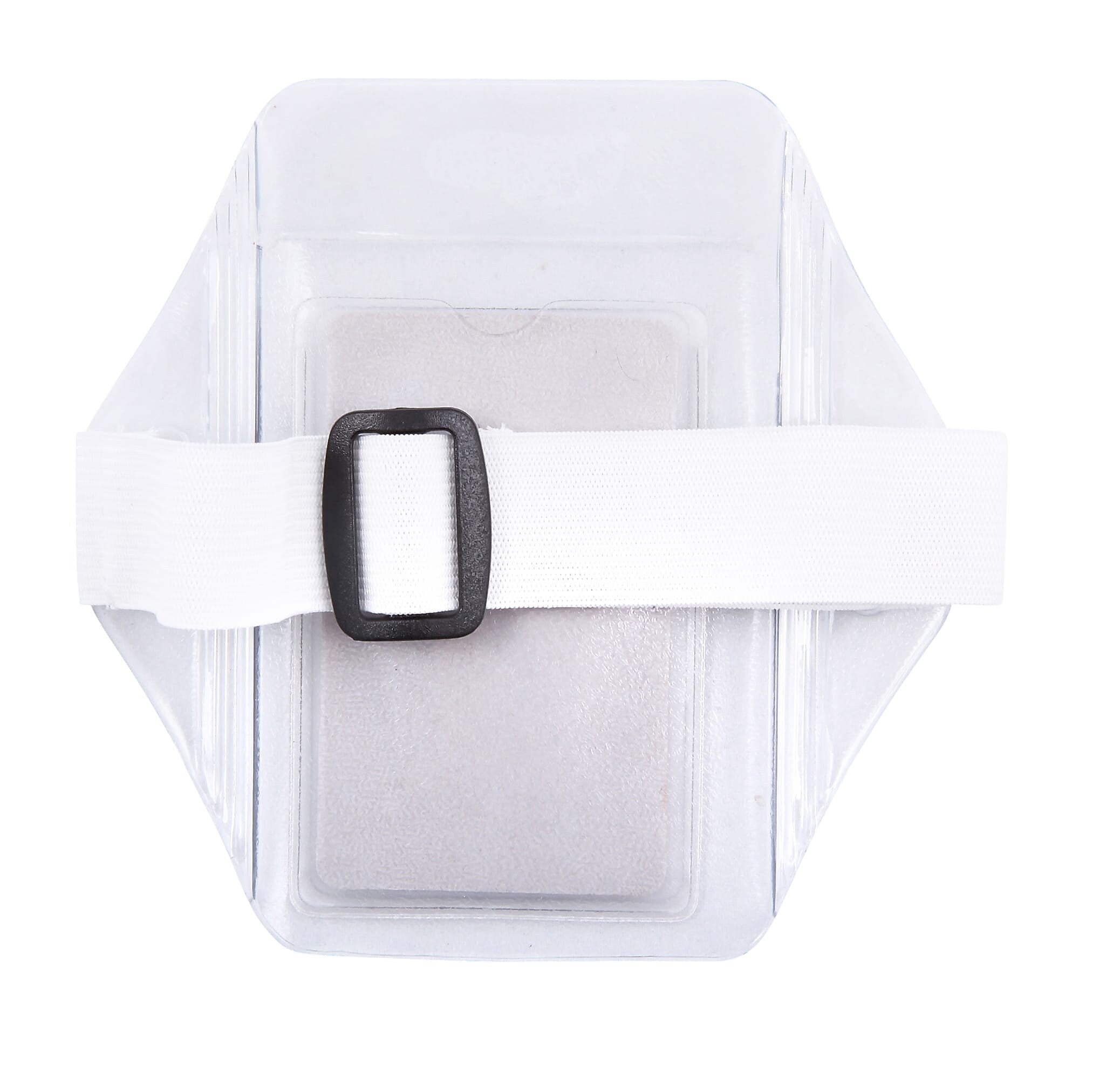 Sicurix Armband Badge Holder Vertical Elastic Strap, 2-1/2