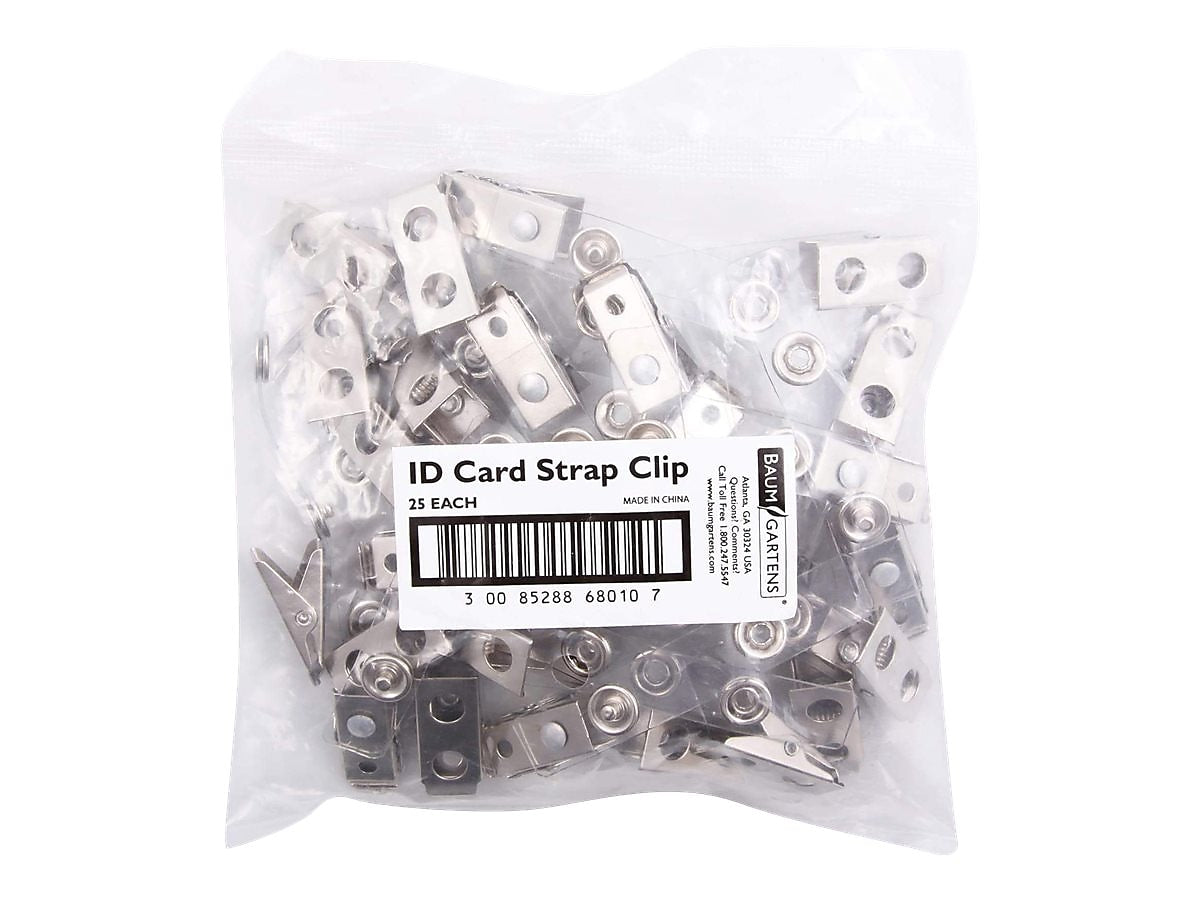 Sicurix ID Badge Holders, Clear, 25/Pack