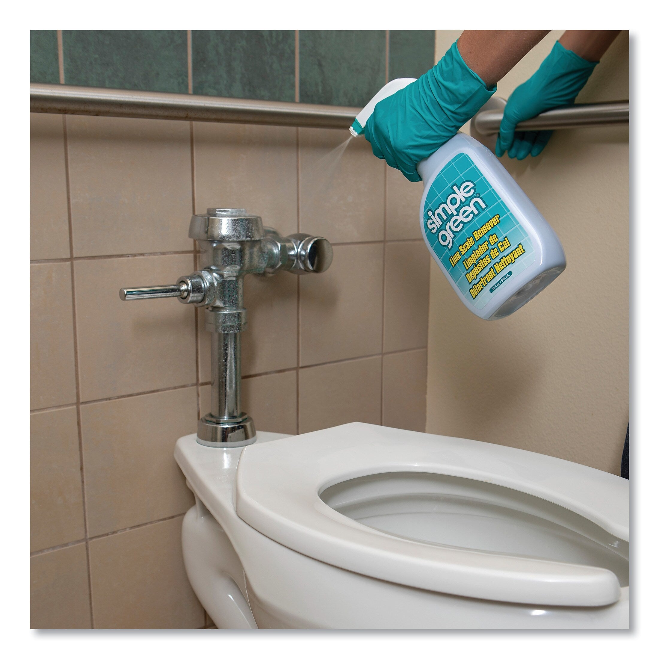 Simple Green Lime Scale Remover, Wintergreen, 32 oz Spray Bottle, 12/Carton