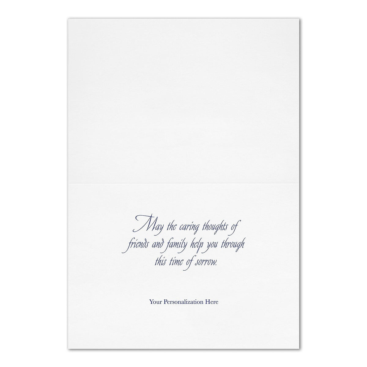 "Sincerest Sympathy" Card w/ Unlined White Envelope, 25/BX