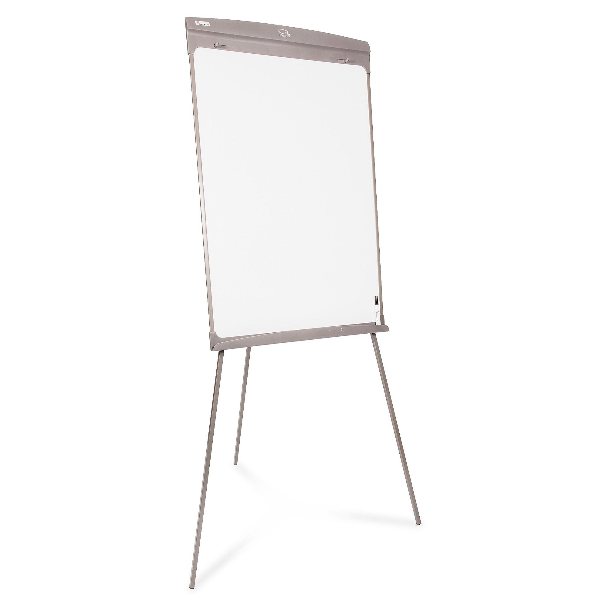 SKILCRAFT Standard Presentation Stand - 27" Width x 35" Height - Graphite - Floor Standing, Tabletop - 1 Each