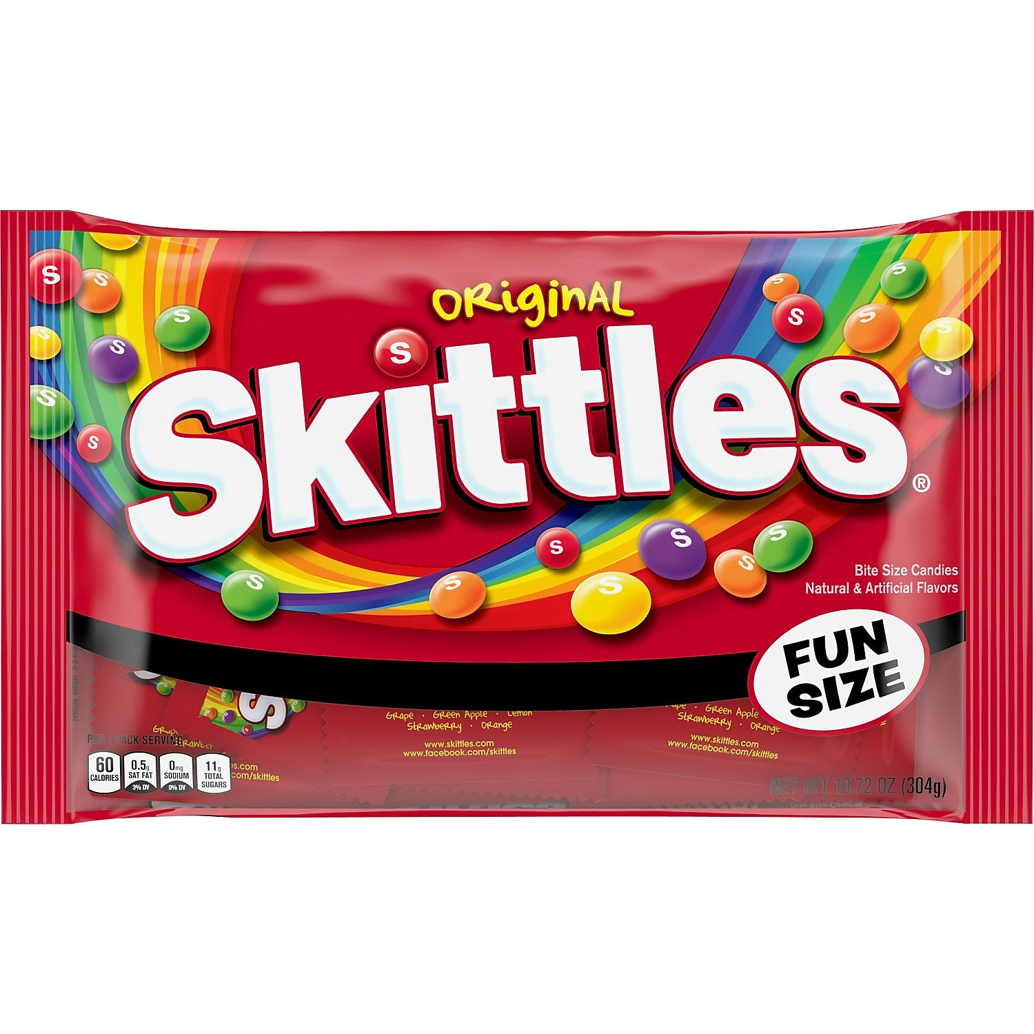 Skittles Original Fruit Flavored Candy, 10.72 oz