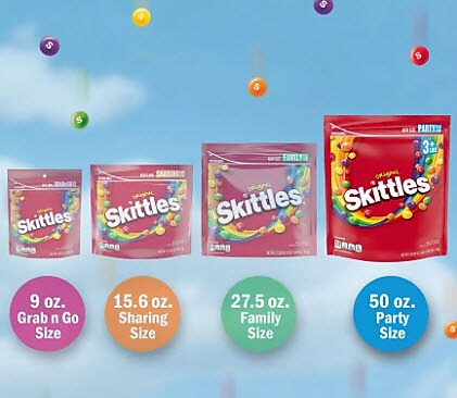 Skittles Original Fruit Flavored Candy, 50 oz.