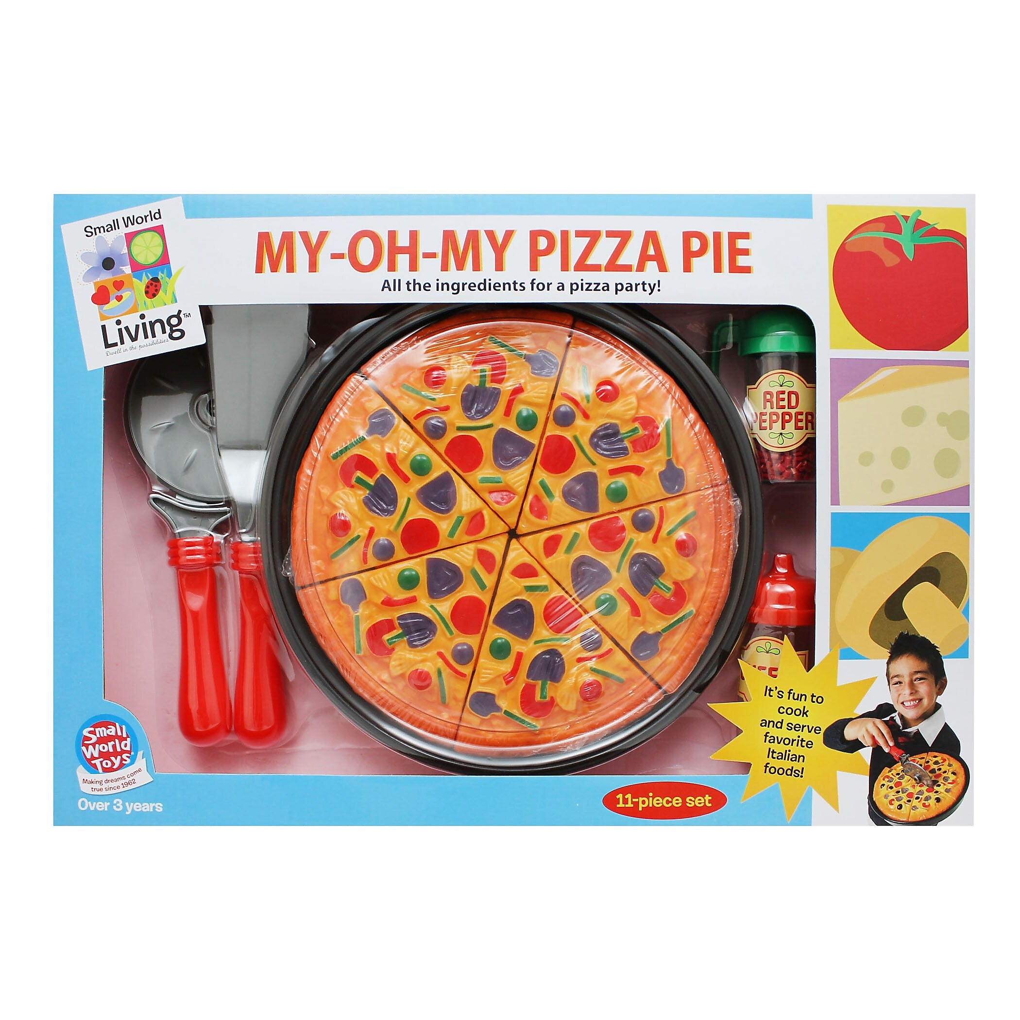 Small World Toys My Oh My Pizza Pie, 11 Piece Set