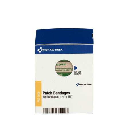 Smart Compliance 1.5" x 1.5" Plastic Bandages, 10/Box