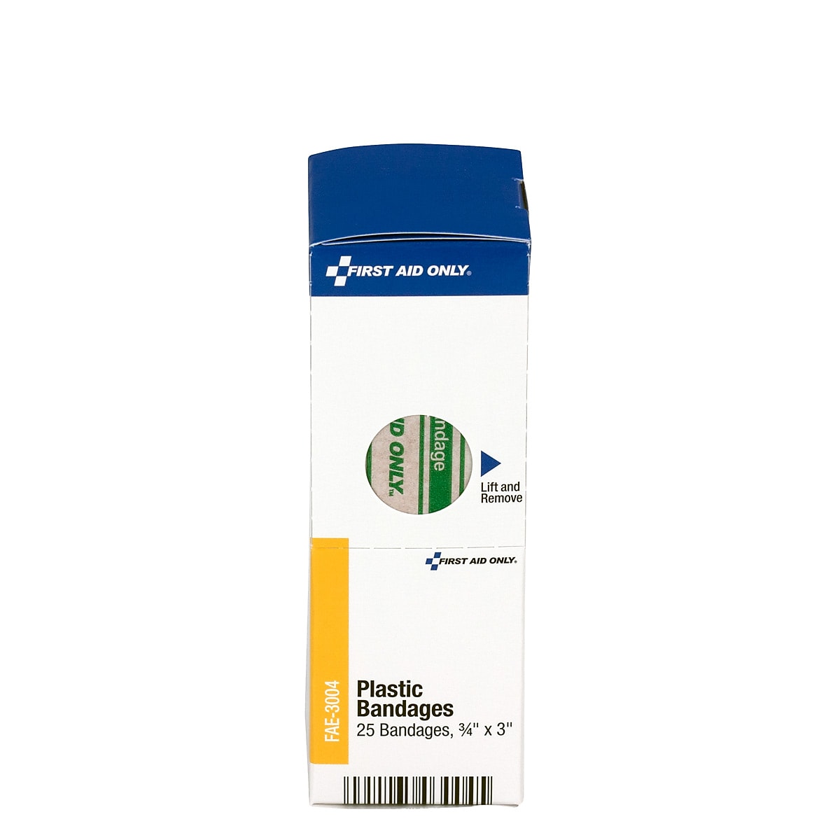 SmartCompliance 0.75" x 3" Plastic Adhesive Bandages, 25/Box