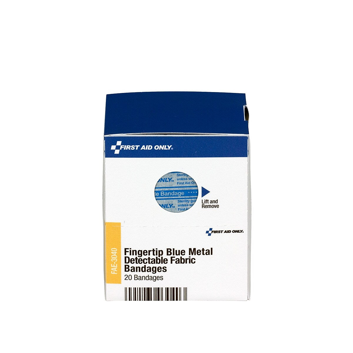 SmartCompliance Fingertip Metal Detectable Fabric Bandages, 1.75