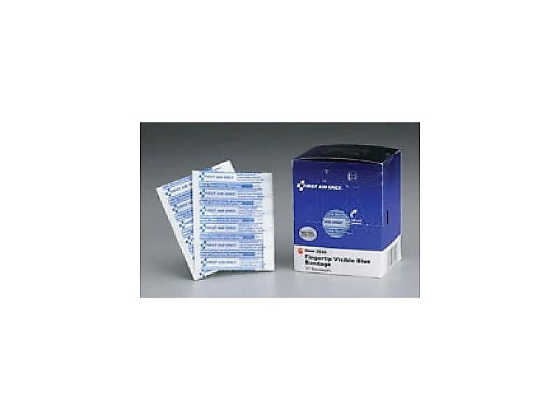 SmartCompliance Fingertip Metal Detectable Fabric Bandages, 1.75