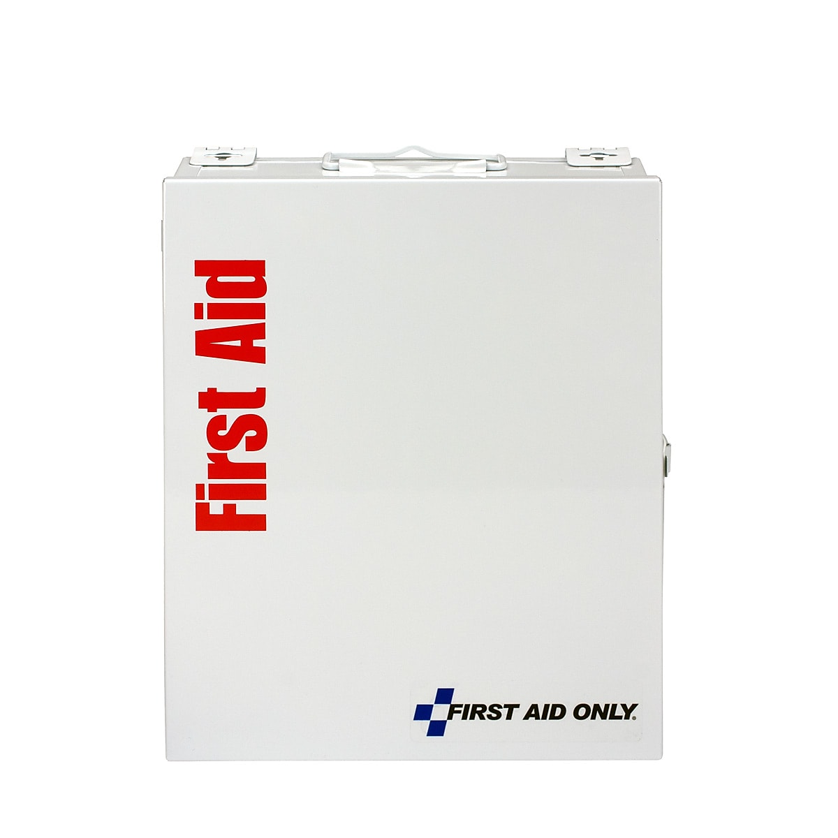 SmartCompliance First Aid Only Office Cabinet, ANSI Class A/ANSI 2021, 25 People, 94 Pieces, White
