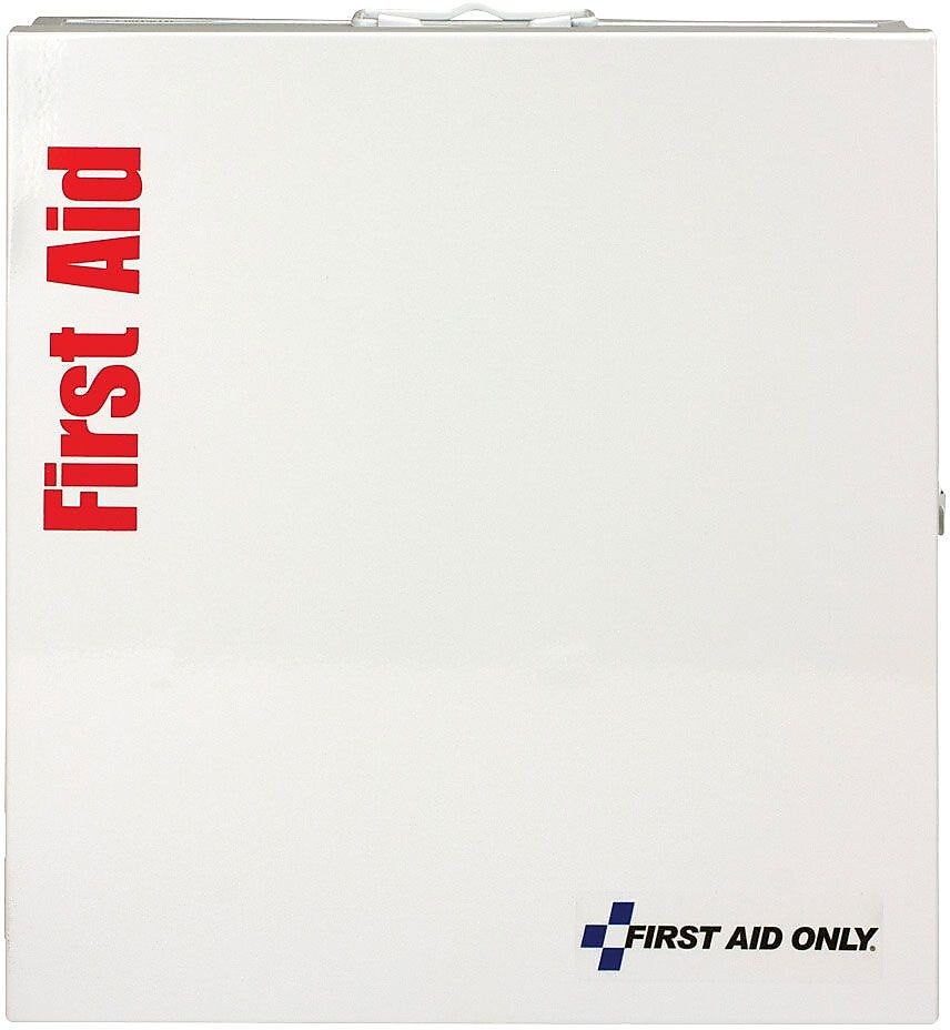 SmartCompliance Food Service Cabinet, ANSI Class A/ANSI 2021, 50 People, 260 Pieces, White, Kit