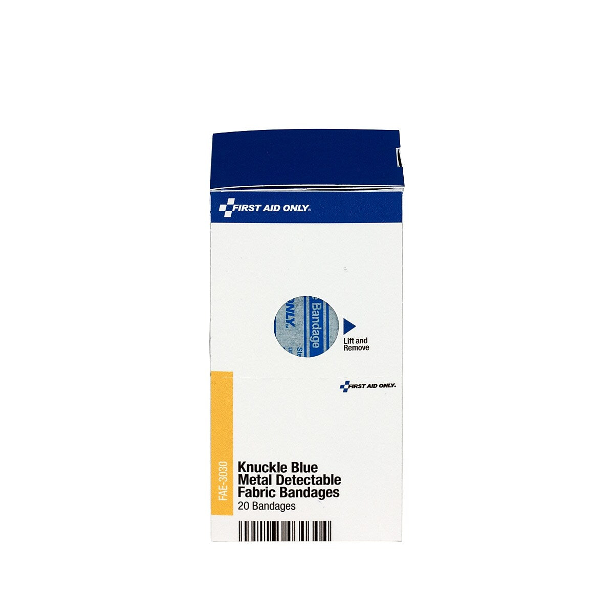 SmartCompliance Knuckle Metal Detectable Fabric Bandages, 1.5
