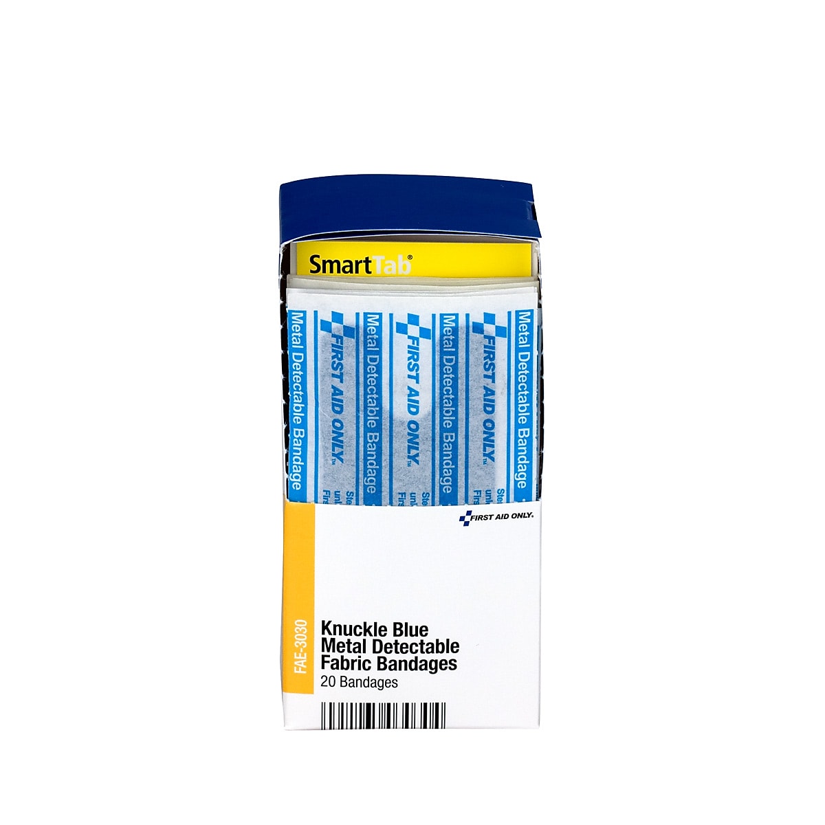 SmartCompliance Knuckle Metal Detectable Fabric Bandages, 1.5