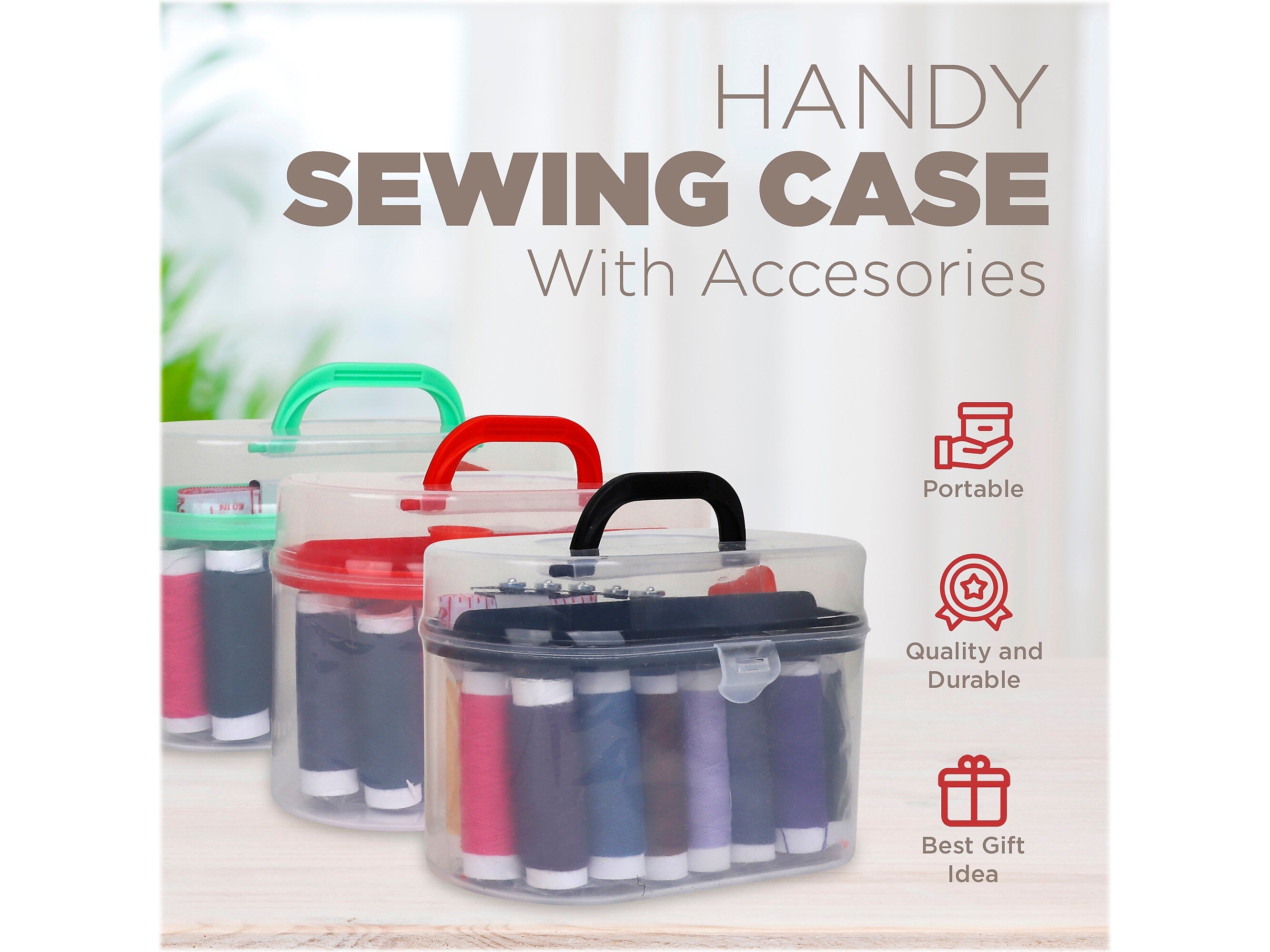 Smartek Handy Sewing Kit, Red