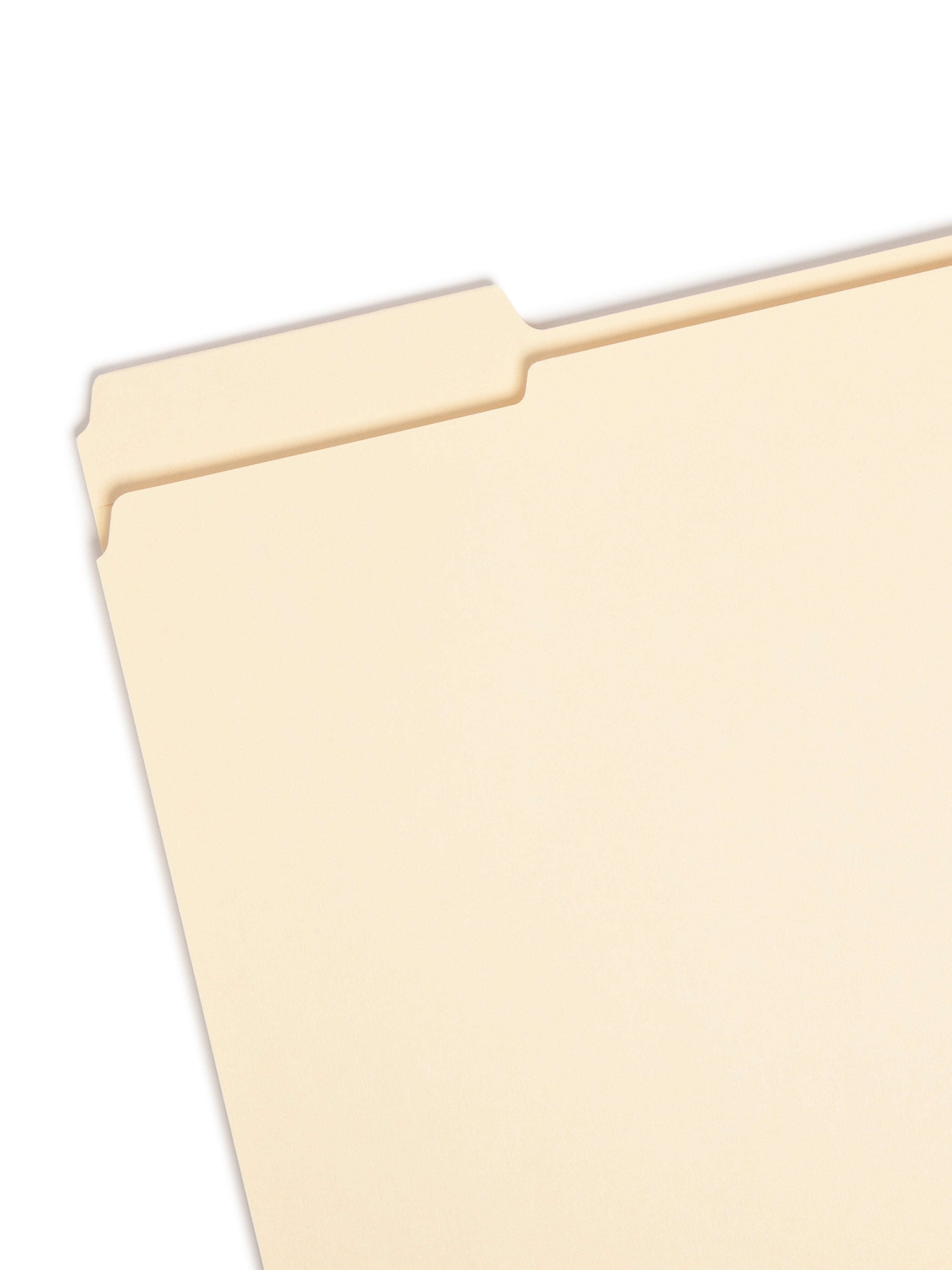 Smead 100% File Folder, Reinforced 1/3-Cut Tab, Letter Size, Manila, 100/Box