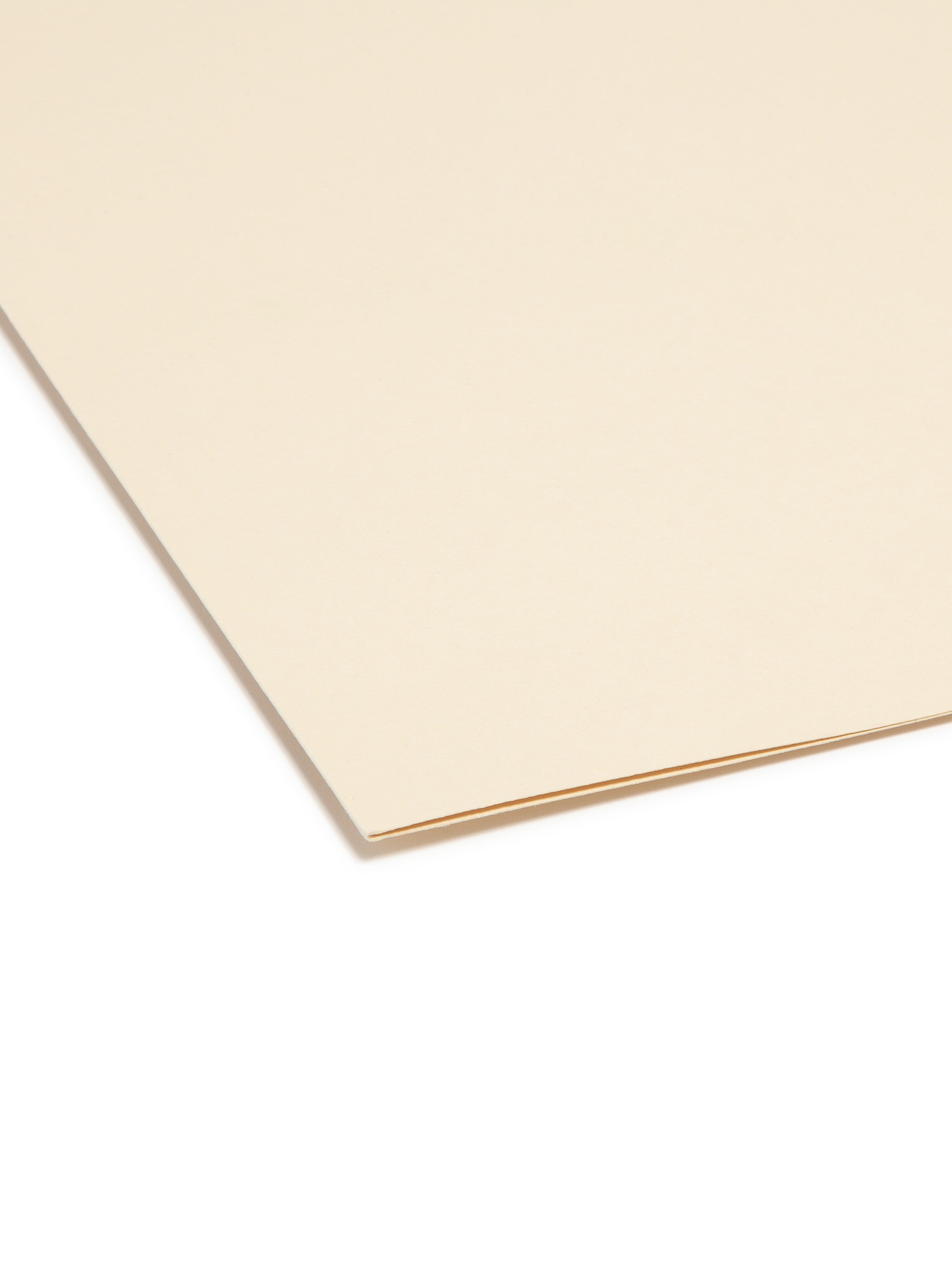 Smead 100% File Folder, Reinforced 1/3-Cut Tab, Letter Size, Manila, 100/Box