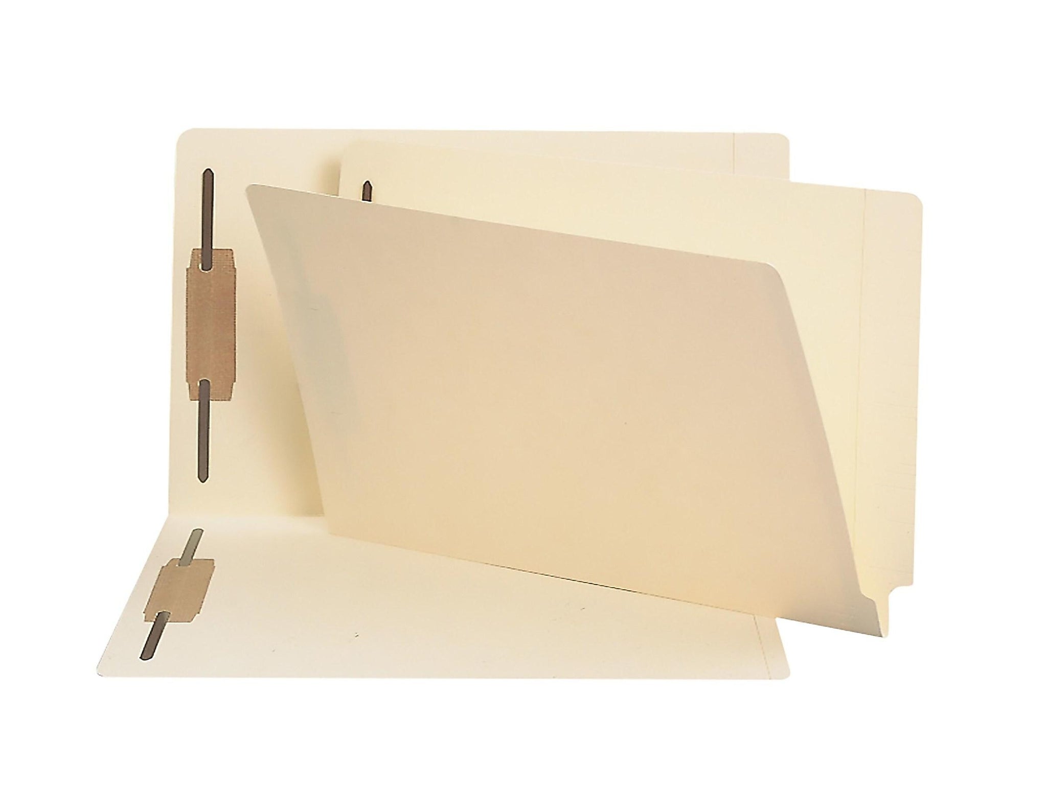 Smead 100% Recycled End Tab Classification Folders, Shelf-Master Reinforced Straight-Cut Tab, Legal Size, Manila, 50/Box