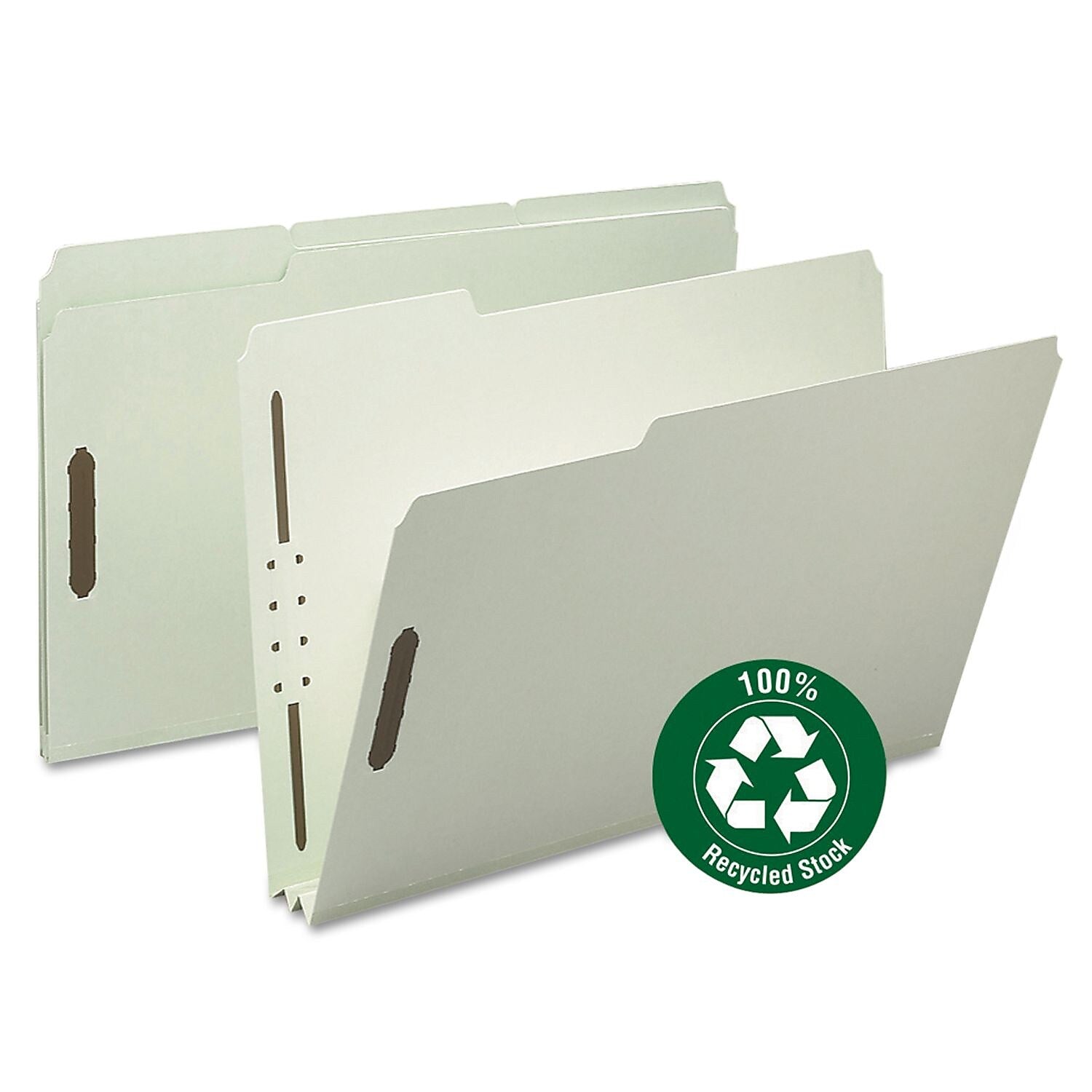 Smead 100% Recycled Heavy Duty Pressboard Classification Folder, 2