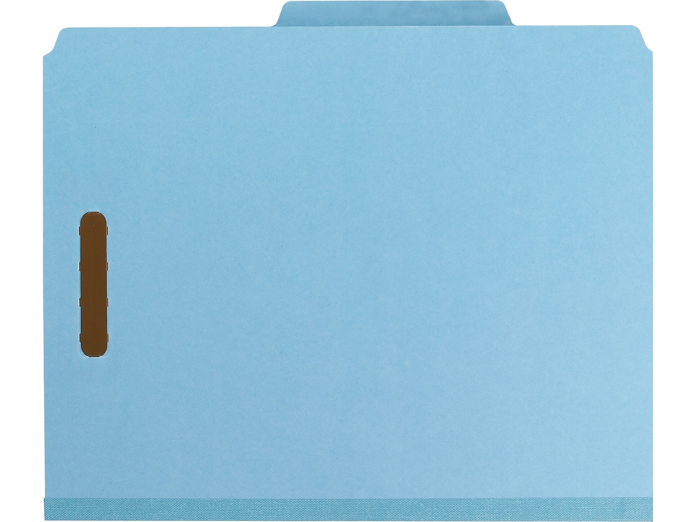 Smead 100% Recycled Pressboard Classification Folder, 1 Divider, 2
