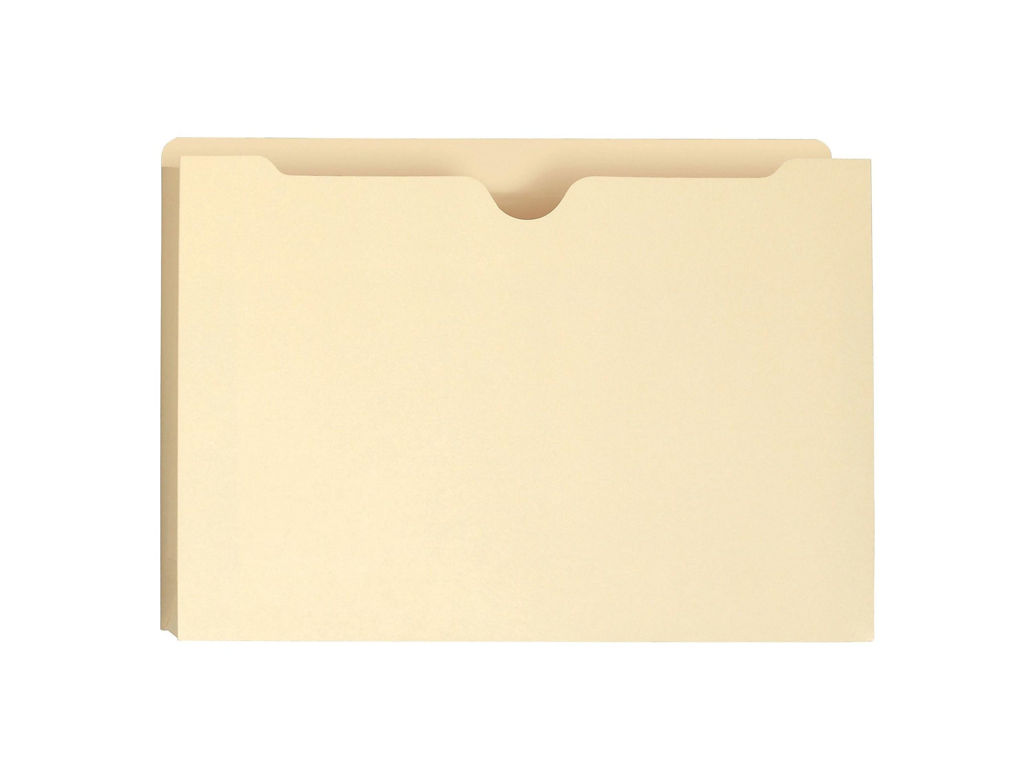 Smead 100% Recycled Reinforced File Jackets, Straight-Cut Tab, 2