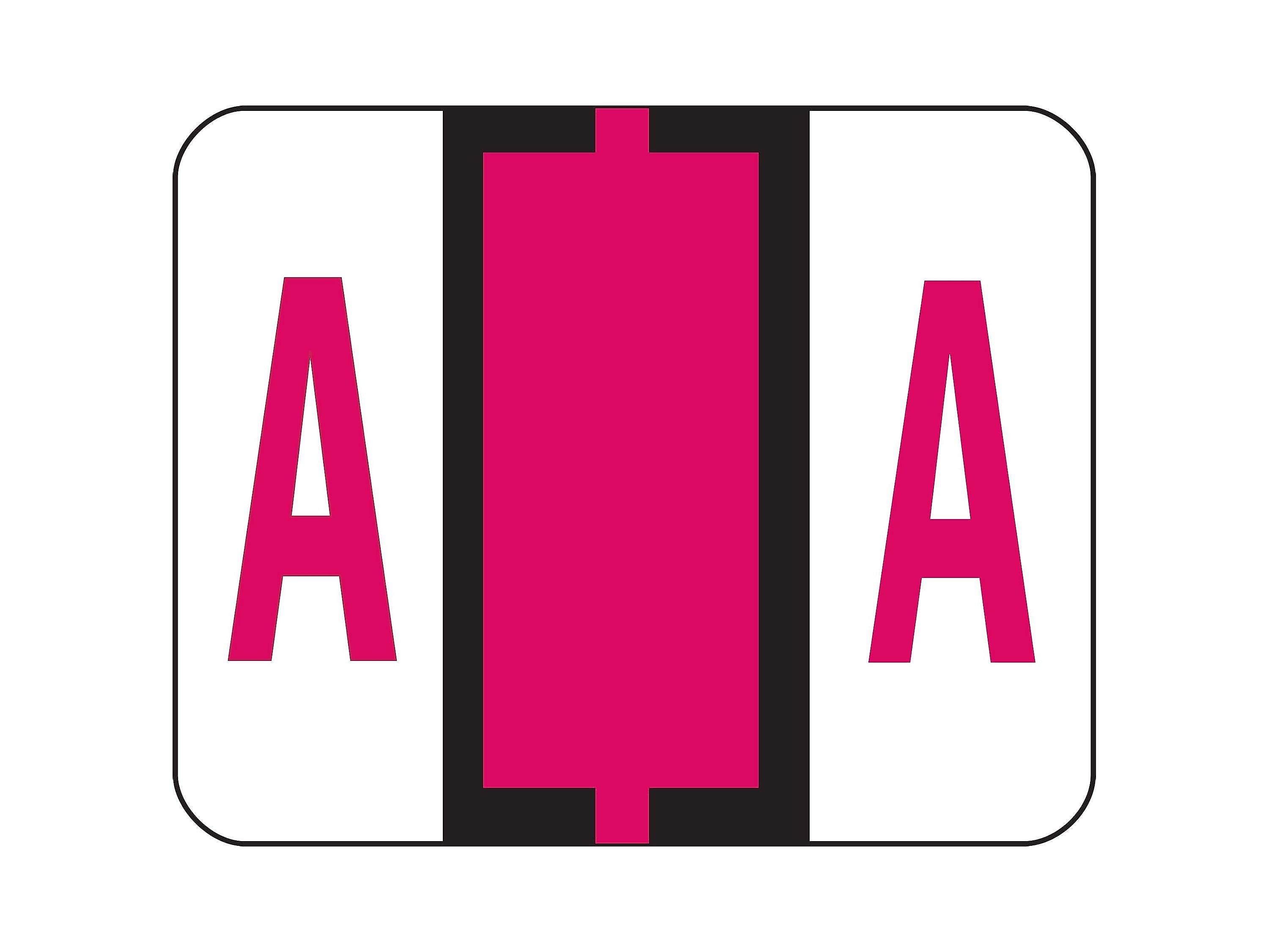 Smead BCCR Color Coded Alphabetic Labels, 1