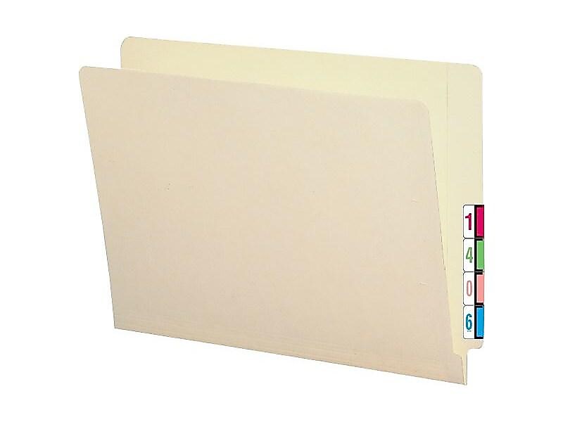Smead BCCRN Color Coded Numeric Labels, 4,Light Green, 500/Roll