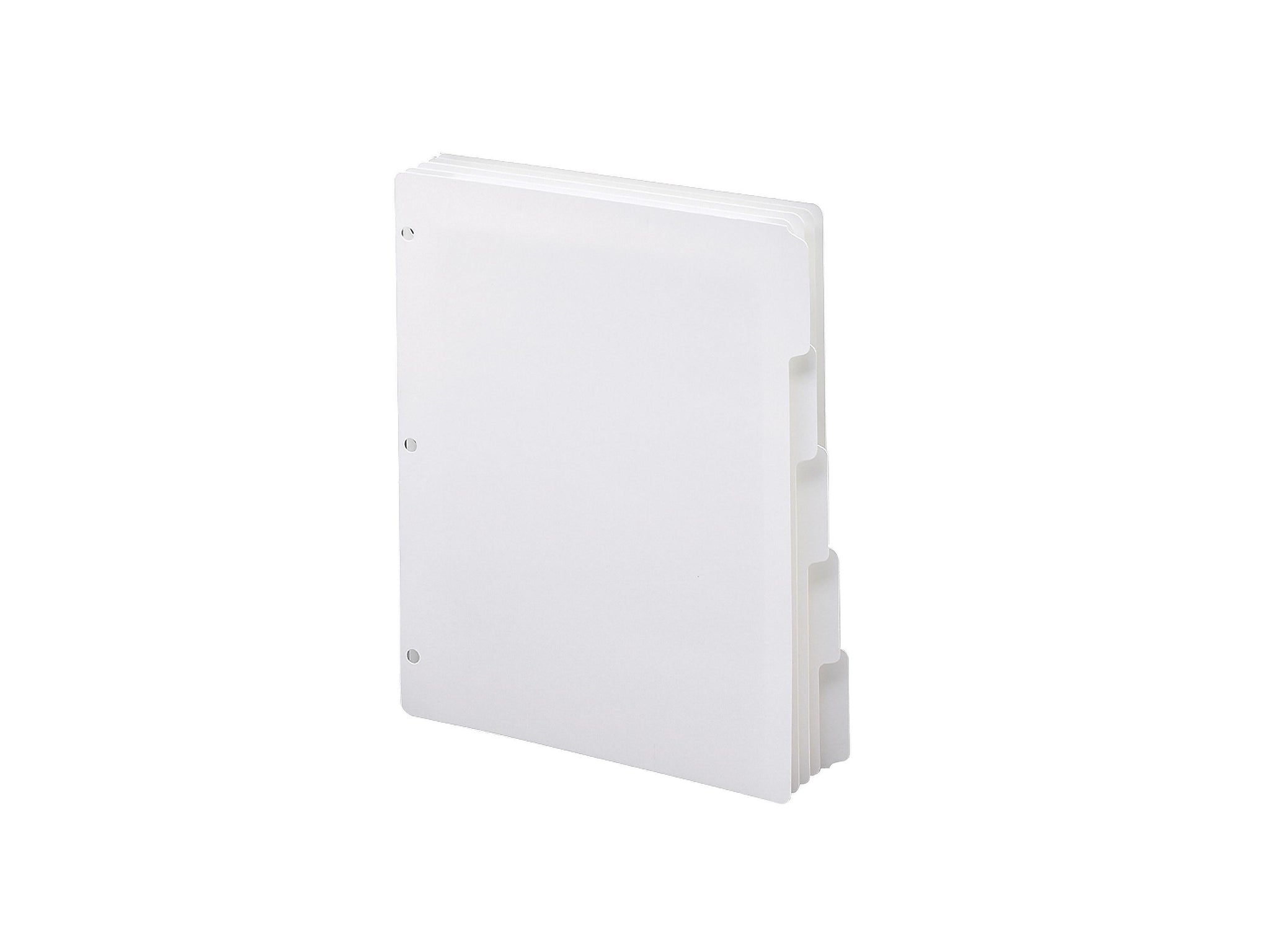 Smead Blank Dividers, 5-Tab, White, 20 Sets/Box