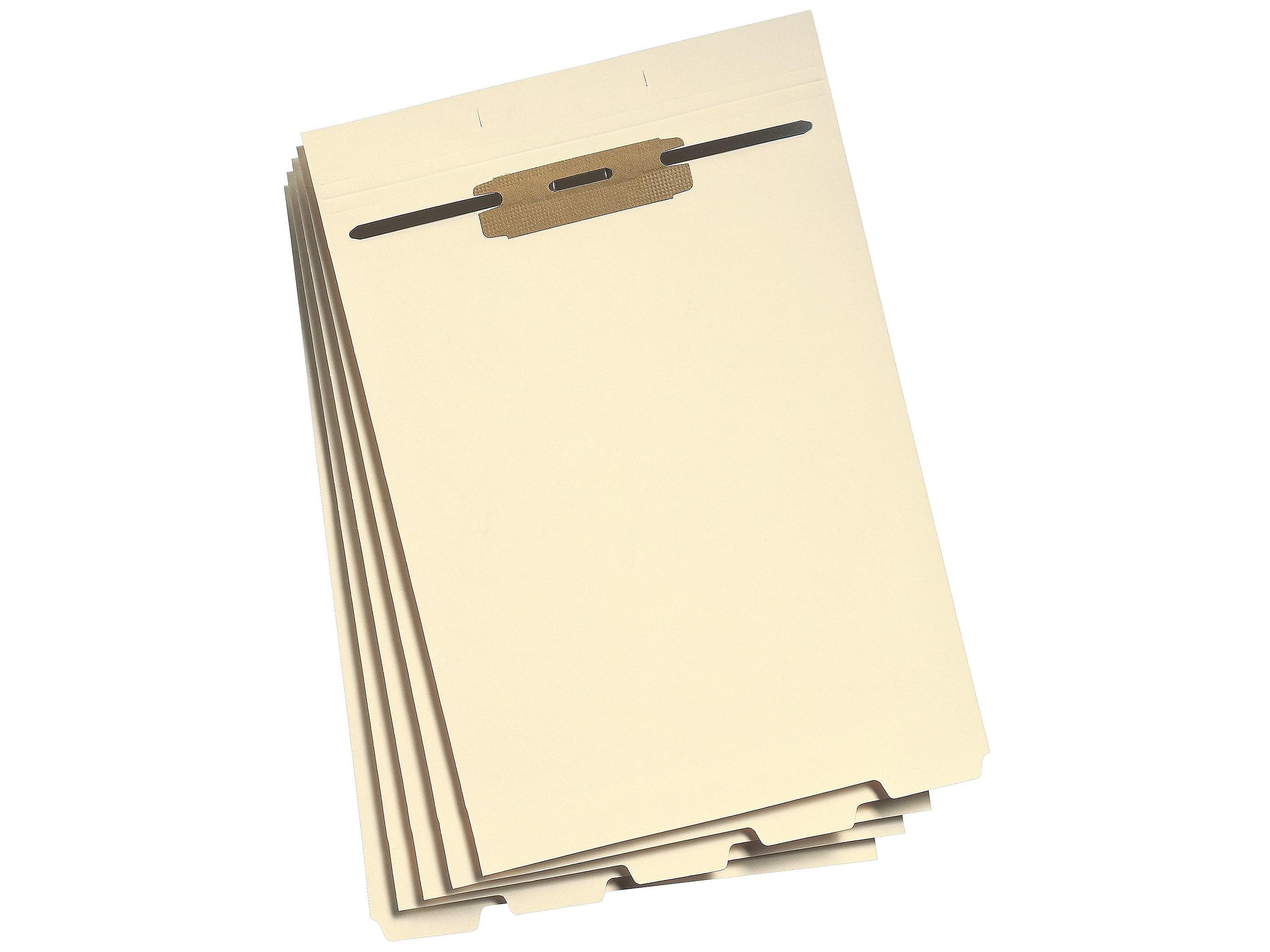 Smead Bottom Tab Filing Dividers with Fasteners, Letter Size, Manila, 50/Pack