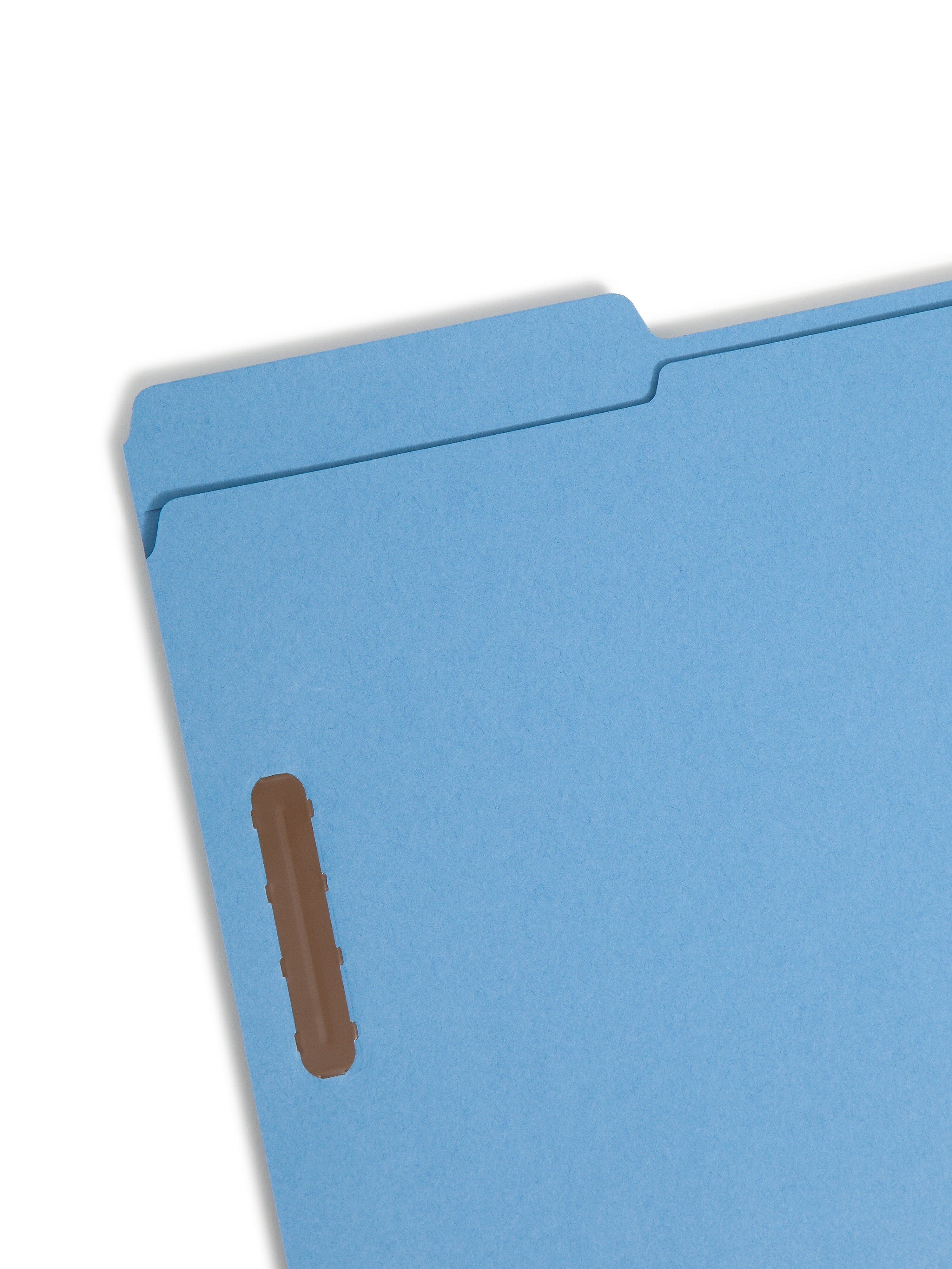 Smead Card Stock Classification Folders, Reinforced 1/3-Cut Tab, Legal Size, Blue, 50/Box
