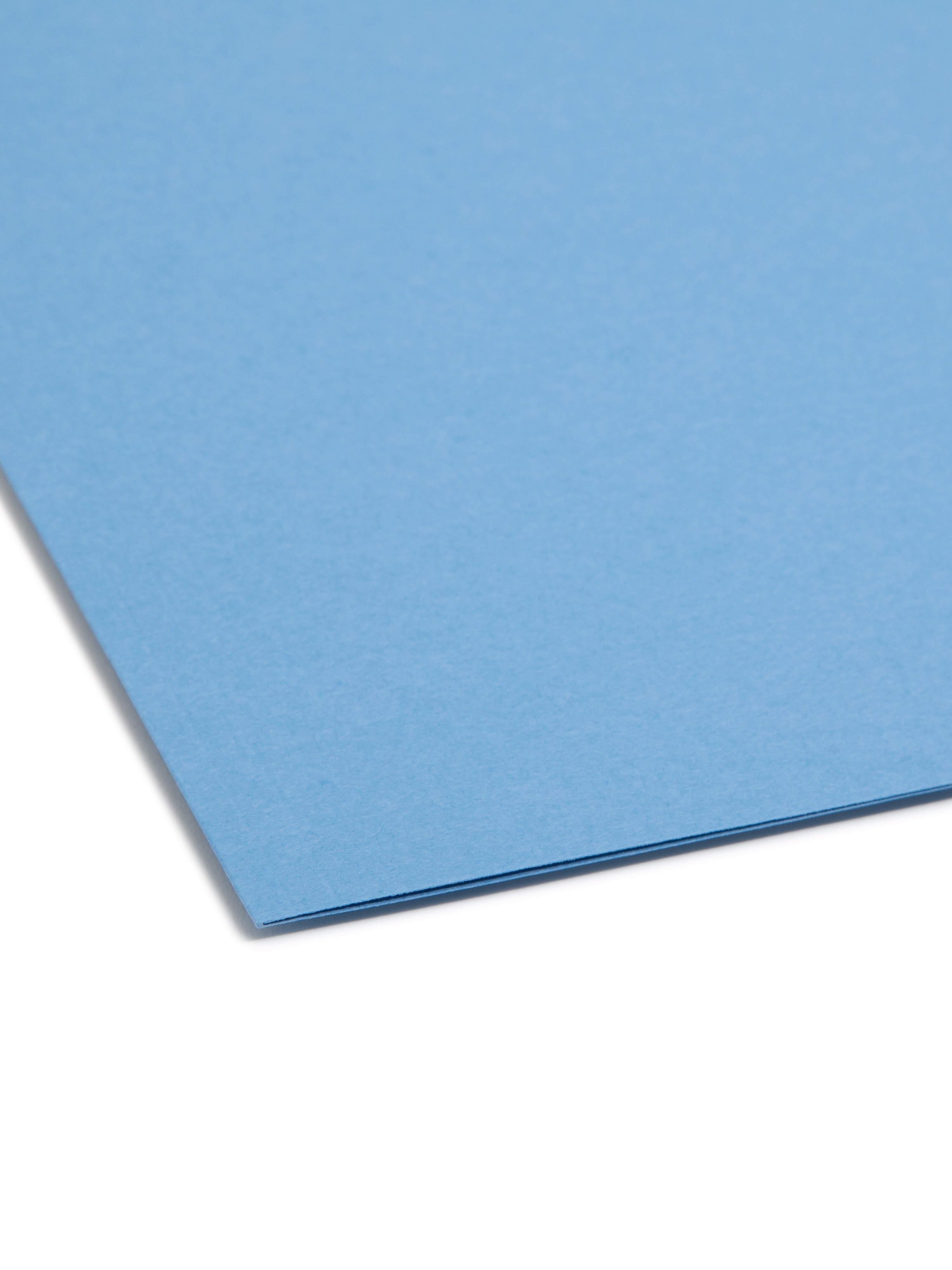 Smead Card Stock Classification Folders, Reinforced 1/3-Cut Tab, Legal Size, Blue, 50/Box
