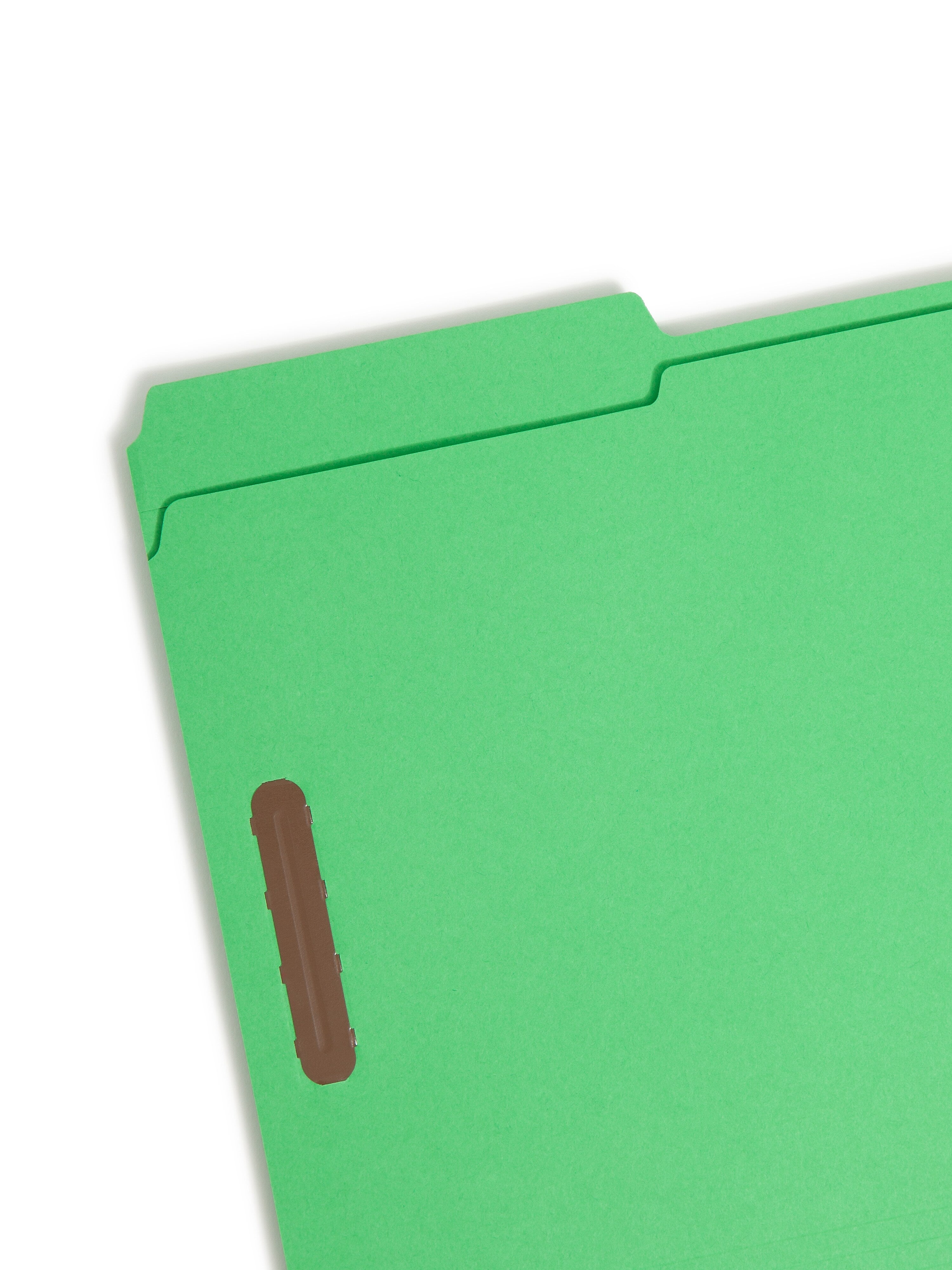 Smead Card Stock Classification Folders, Reinforced 1/3-Cut Tab, Legal Size, Green, 50/Box