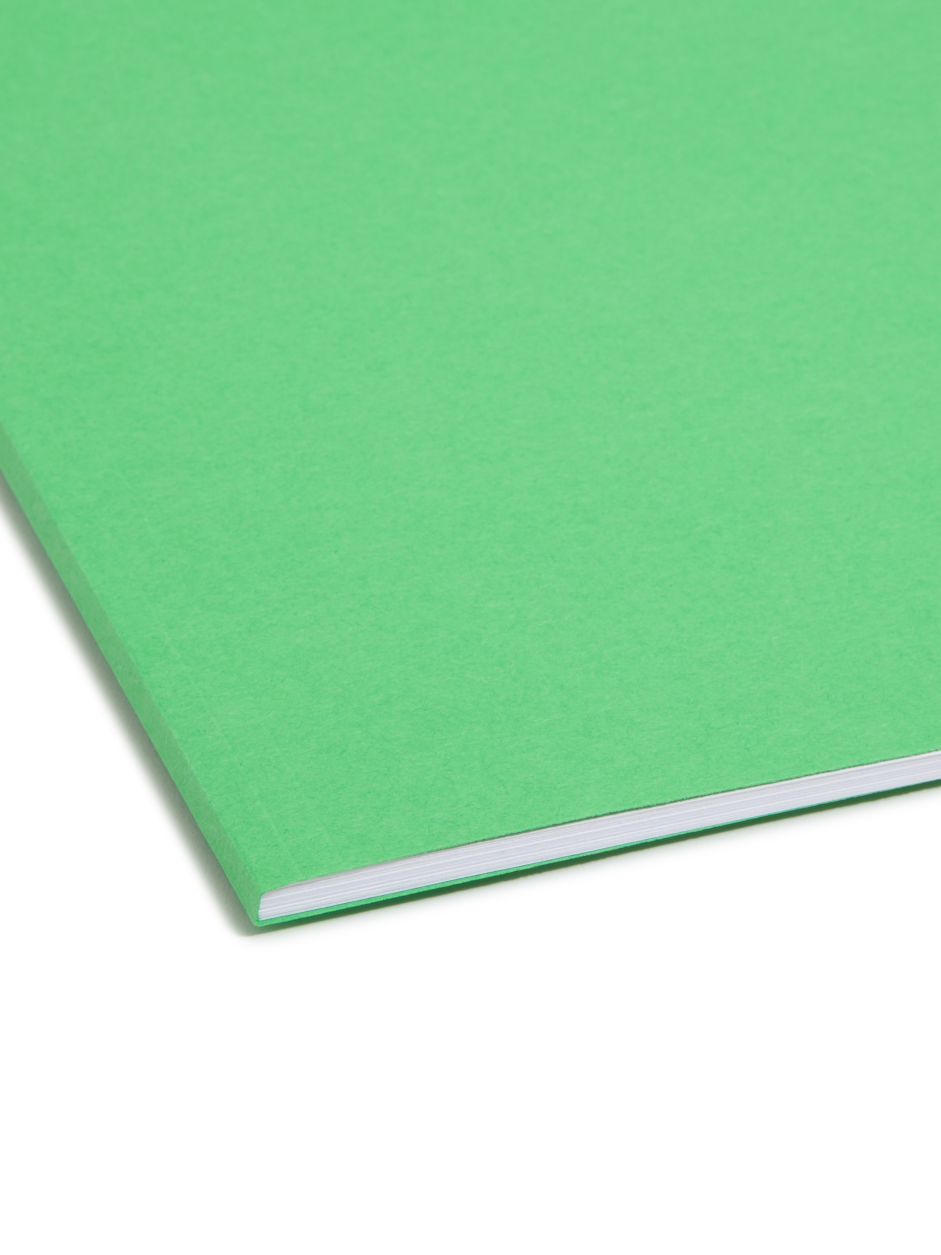 Smead Card Stock Classification Folders, Reinforced 1/3-Cut Tab, Legal Size, Green, 50/Box