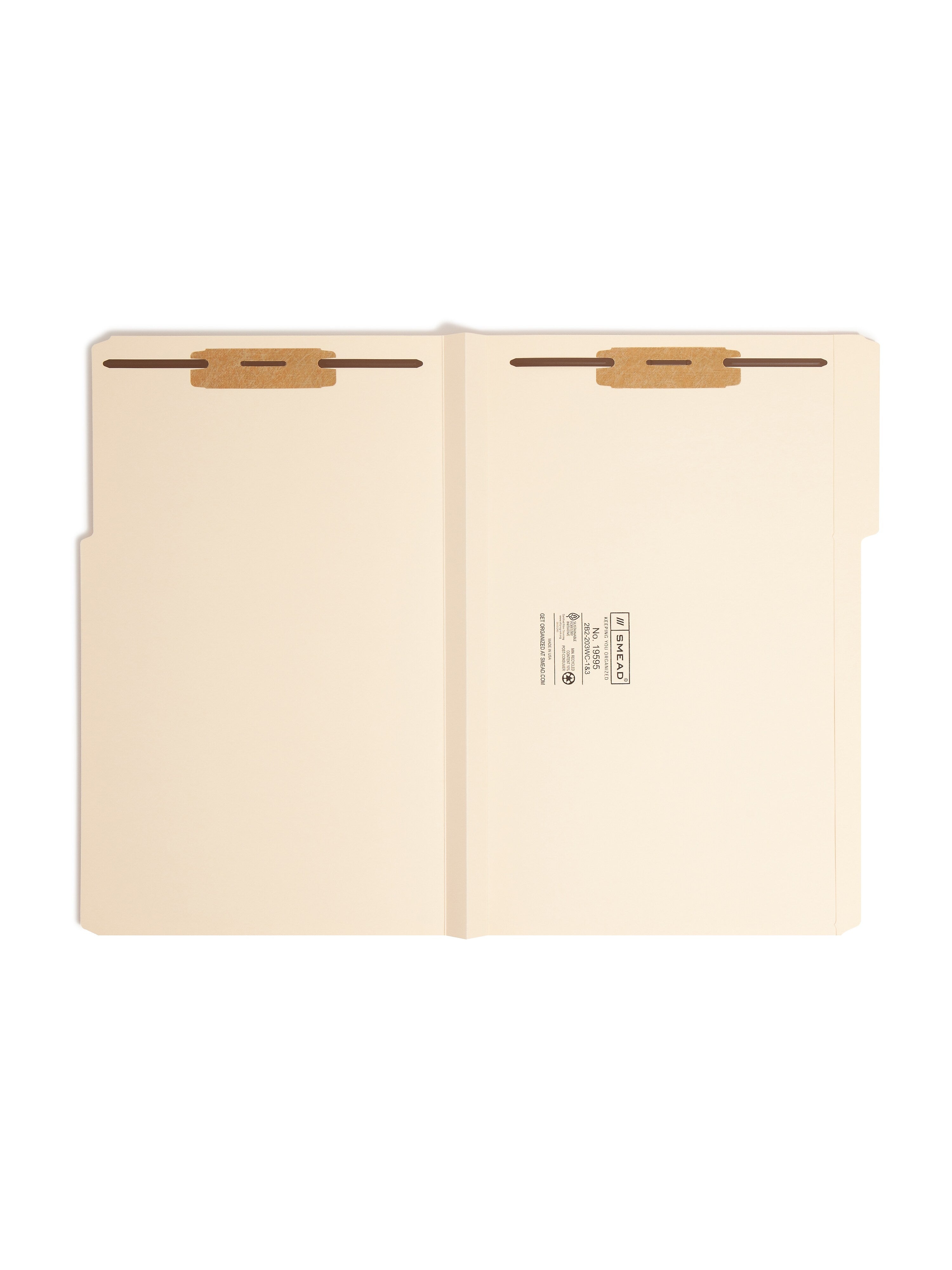 Smead Card Stock Classification Folders, Reinforced 1/3-Cut Tab, Legal Size, Manila, 50/Box