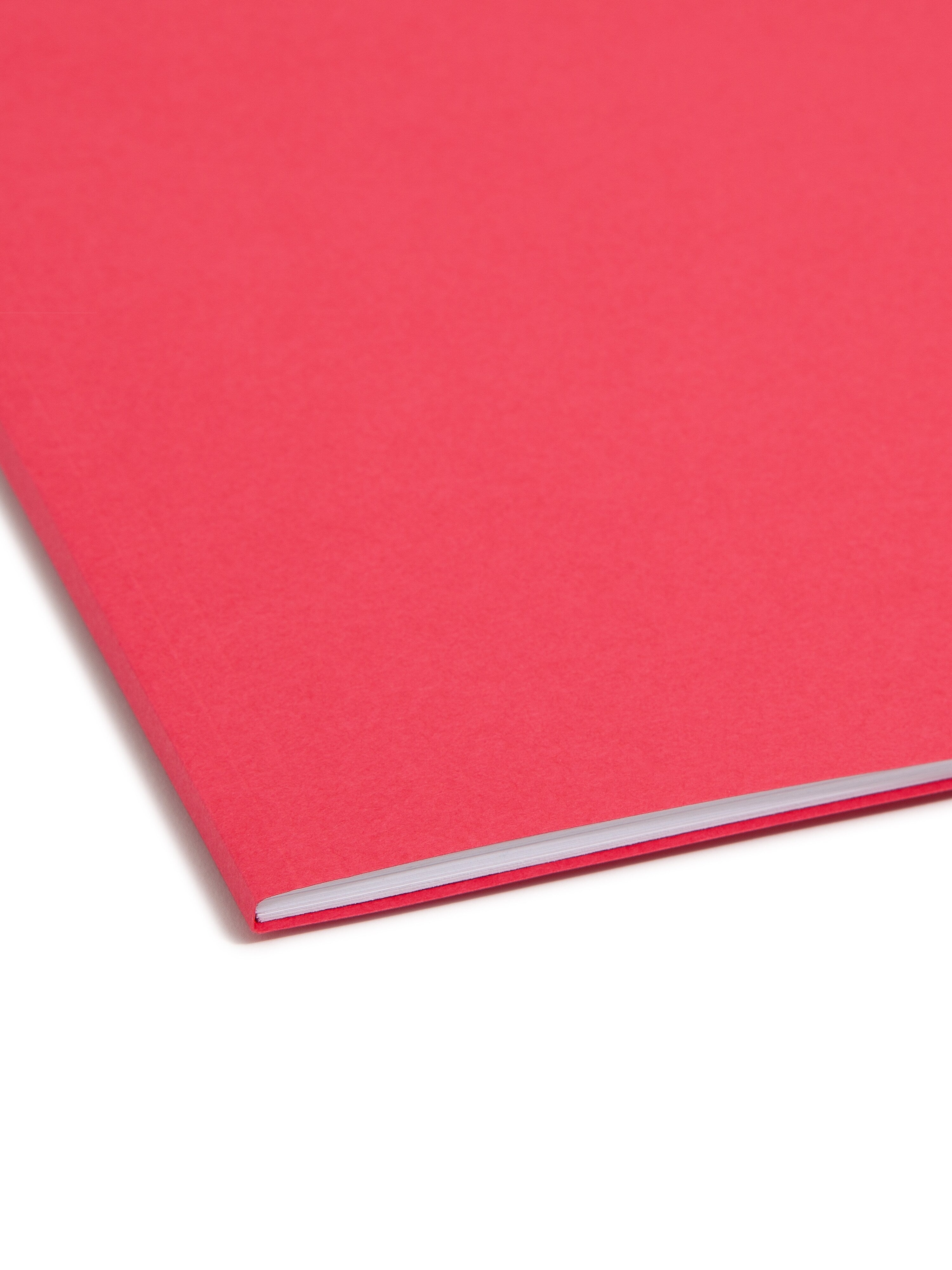Smead Card Stock Classification Folders, Reinforced 1/3-Cut Tab, Legal Size, Red, 50/Box