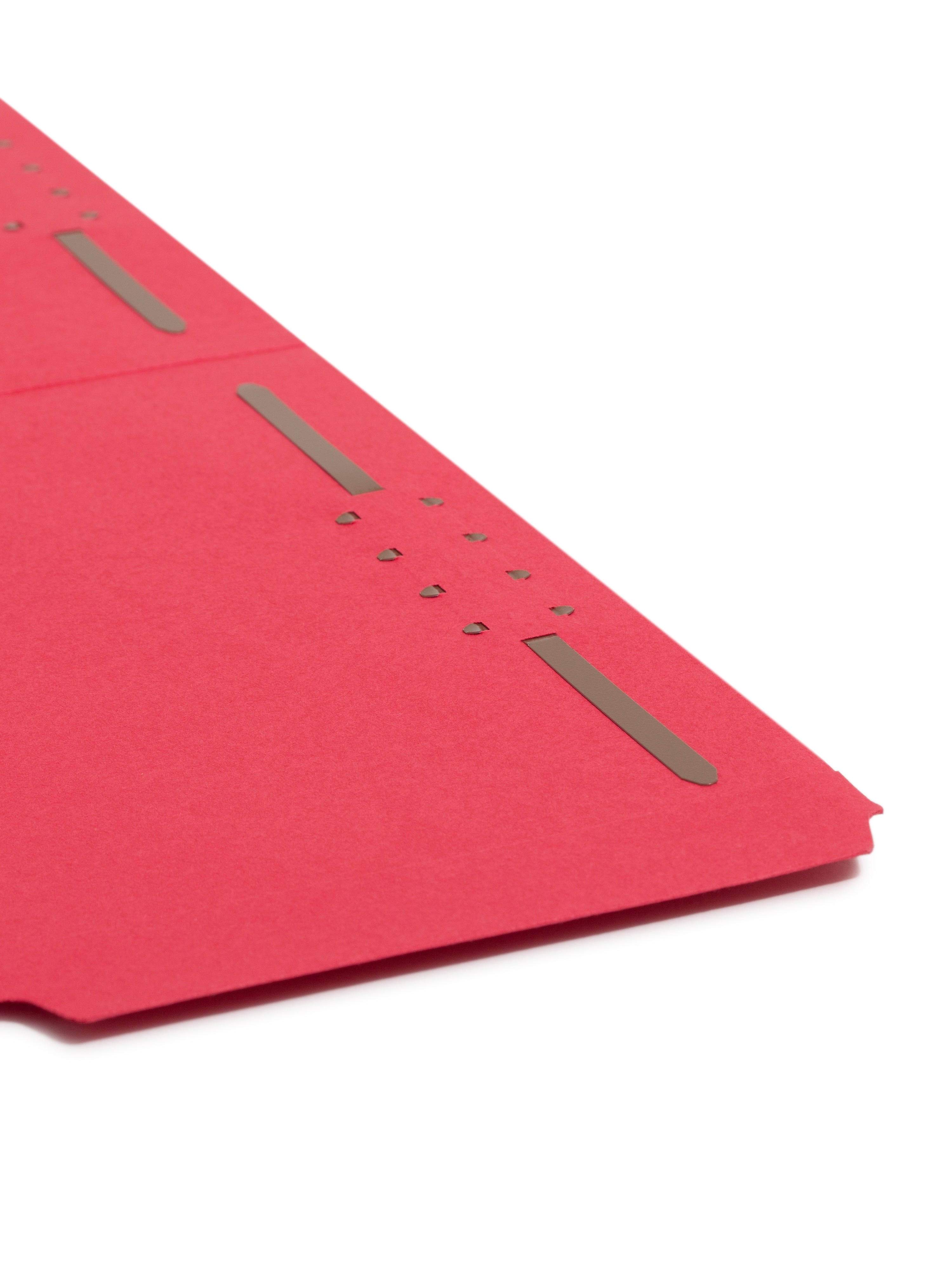 Smead Card Stock Classification Folders, Reinforced 1/3-Cut Tab, Legal Size, Red, 50/Box