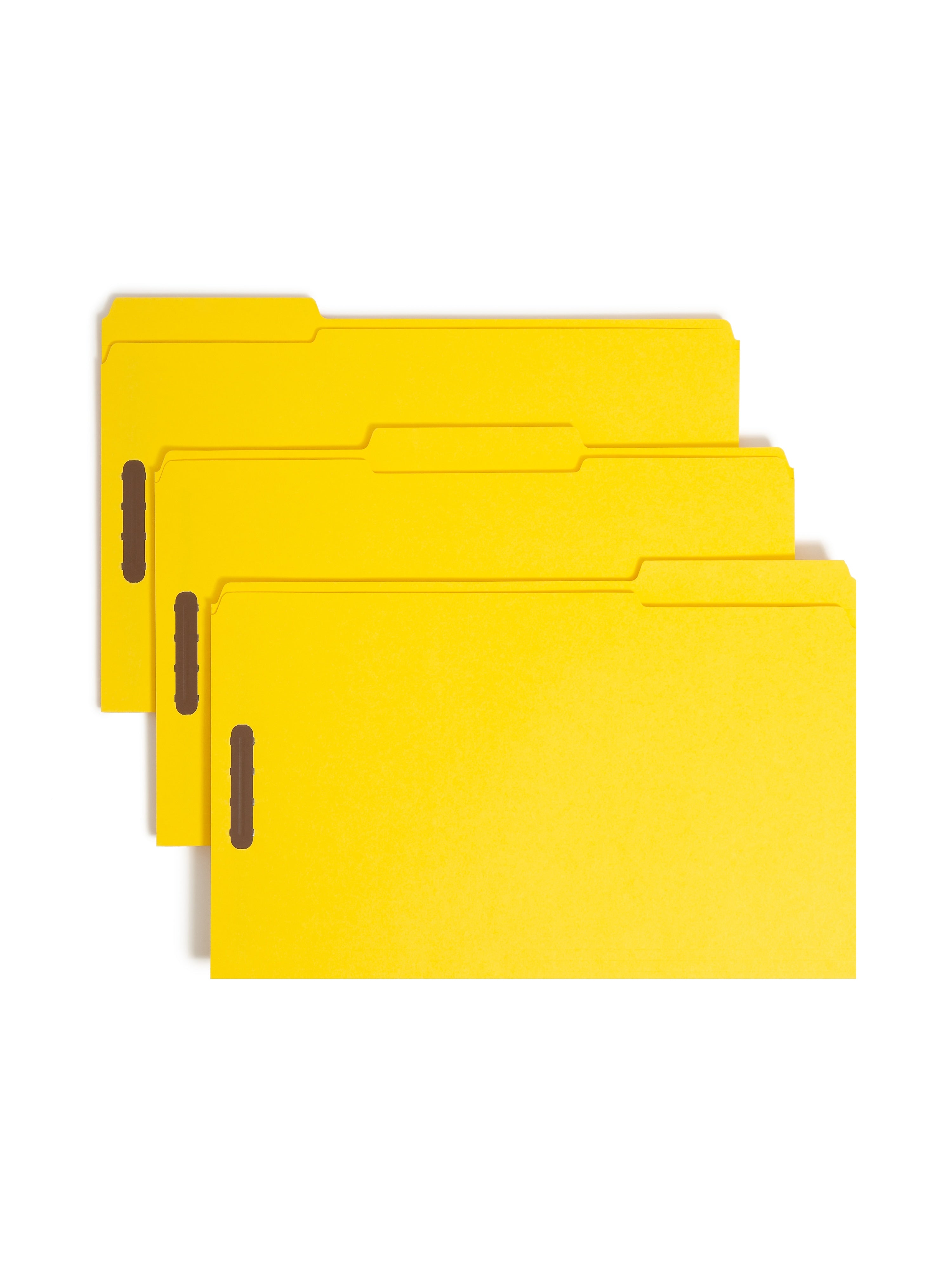 Smead Card Stock Classification Folders, Reinforced 1/3-Cut Tab, Legal Size, Yellow, 50/Box