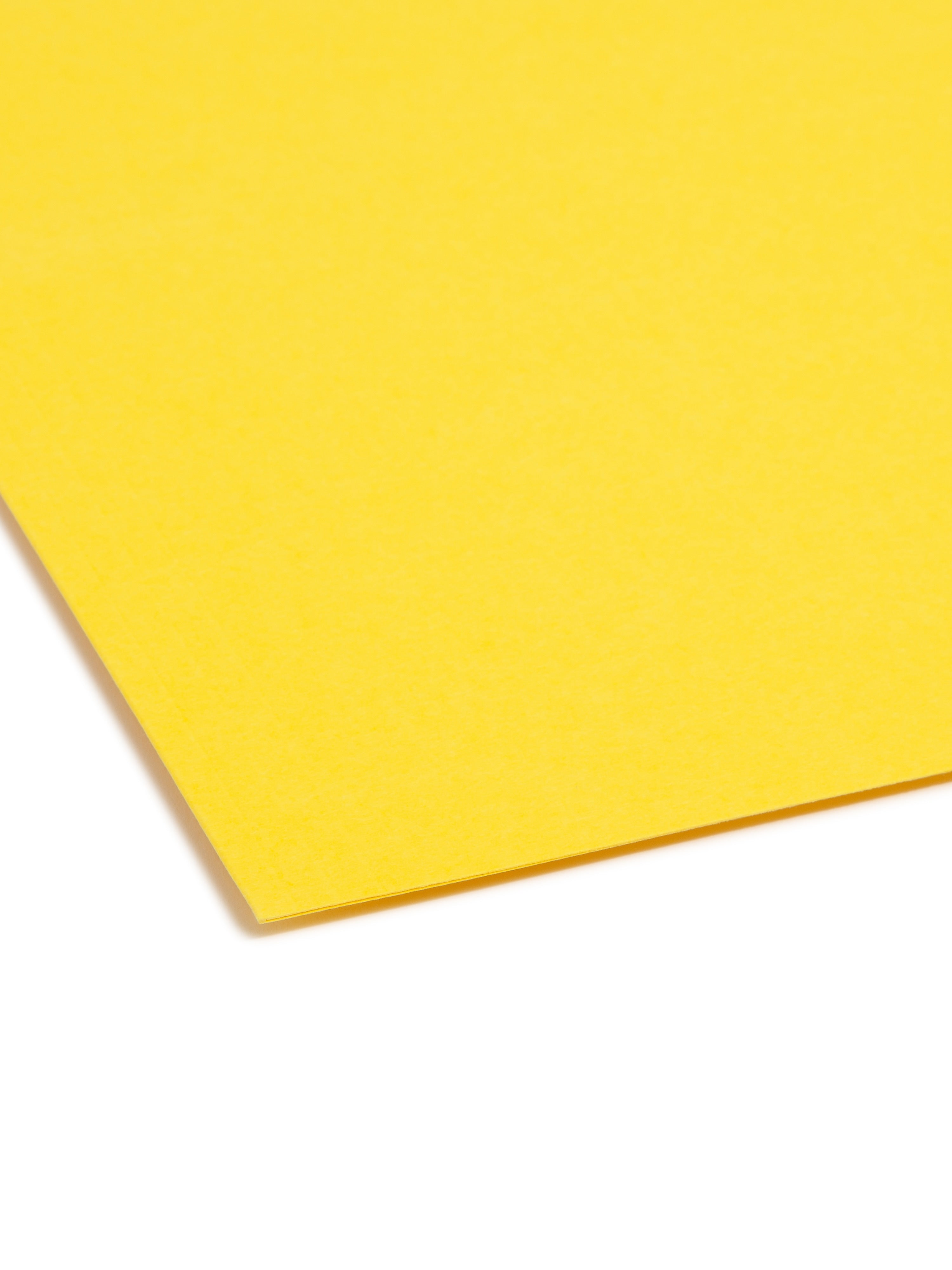 Smead Card Stock Classification Folders, Reinforced 1/3-Cut Tab, Legal Size, Yellow, 50/Box